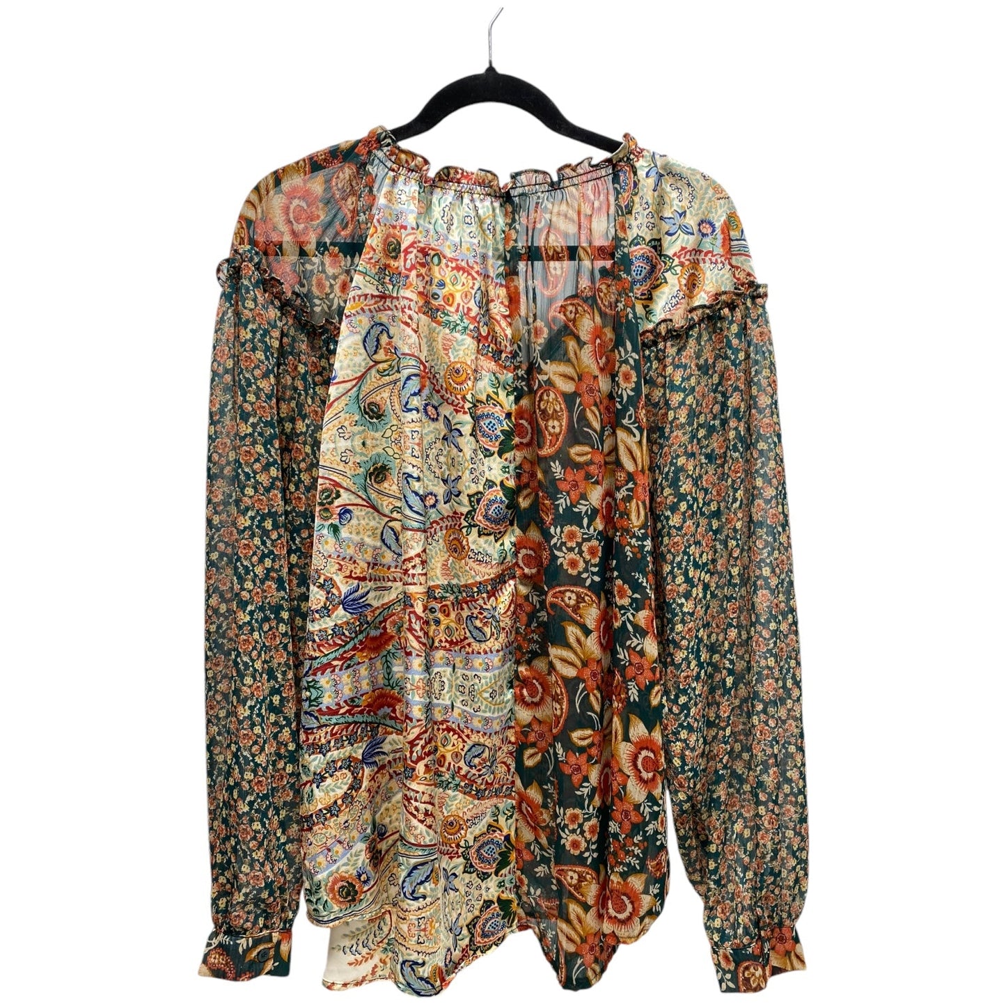 Top Long Sleeve By Umgee In Multi-colored, Size: 2x