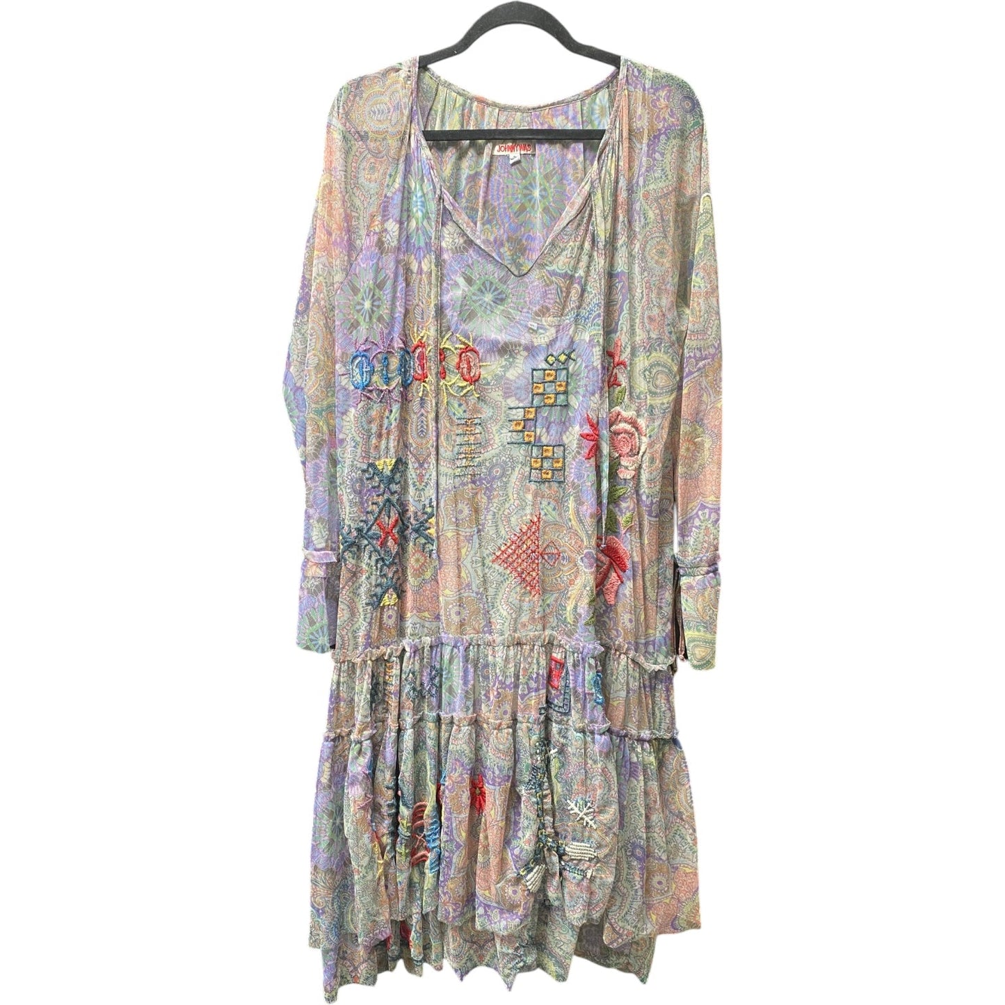 Dress Designer By Johnny Was In Multi-colored, Size: Xl