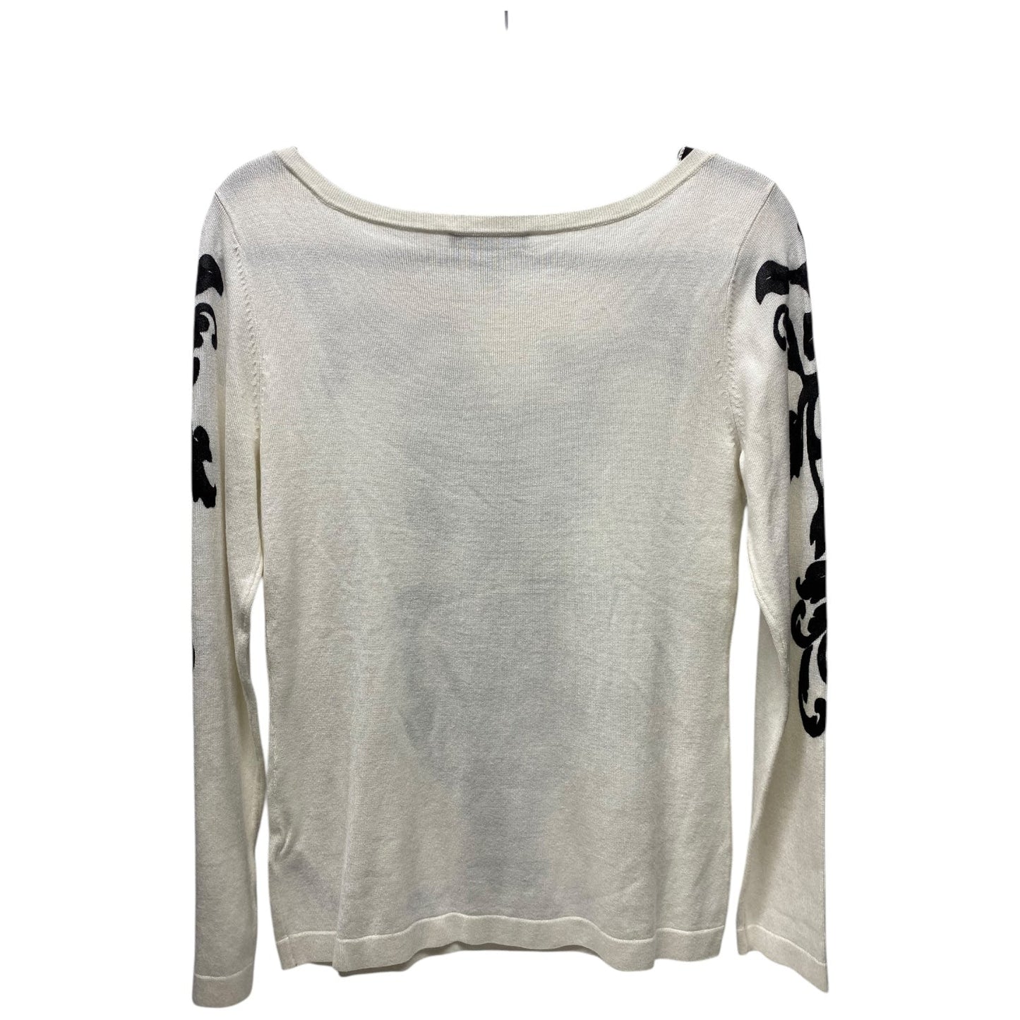 Top Long Sleeve By White House Black Market In Black & White, Size: S