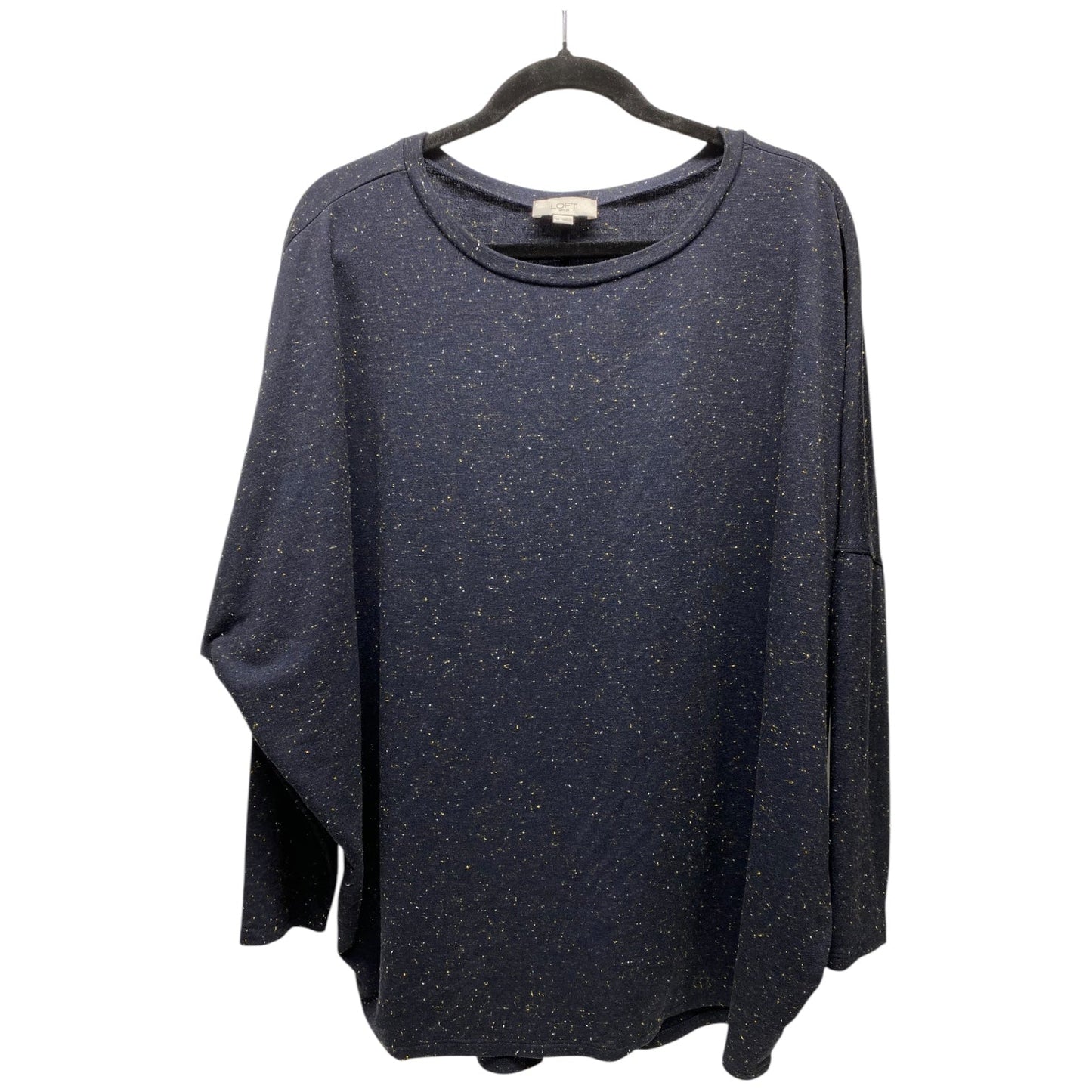 Top Long Sleeve By Loft In Navy, Size: M