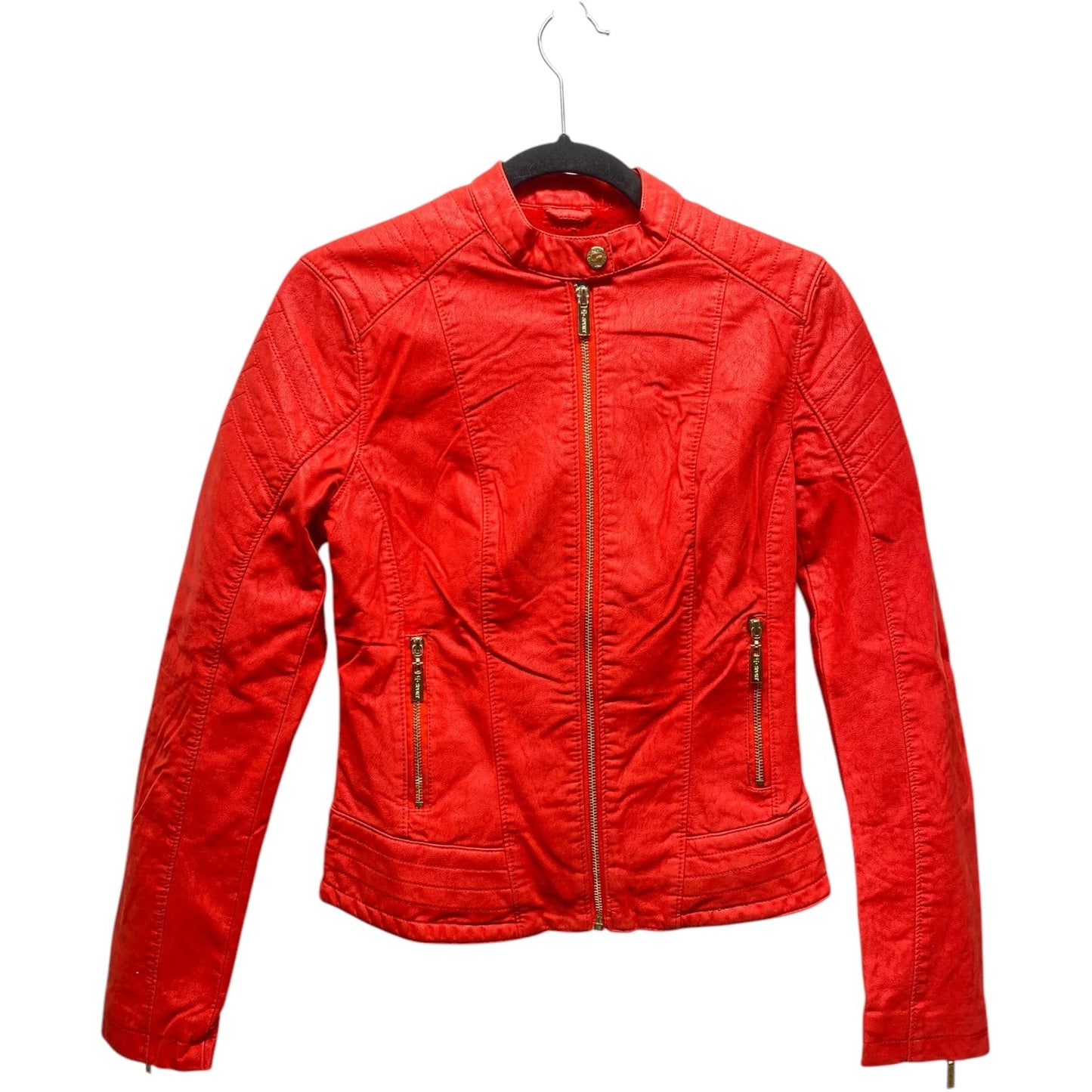 Jacket Moto By Cmb In Red, Size: S