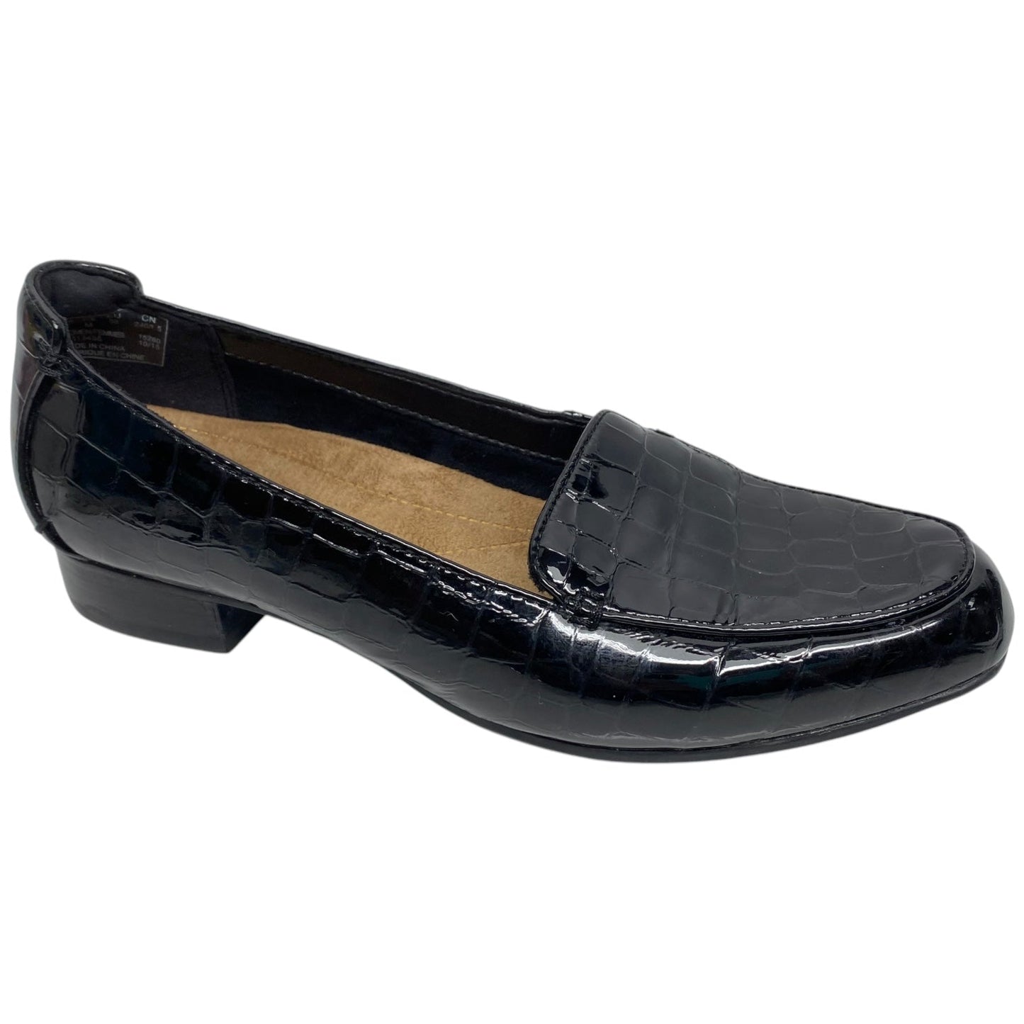 Shoes Flats By Clarks In Black, Size: 7.5