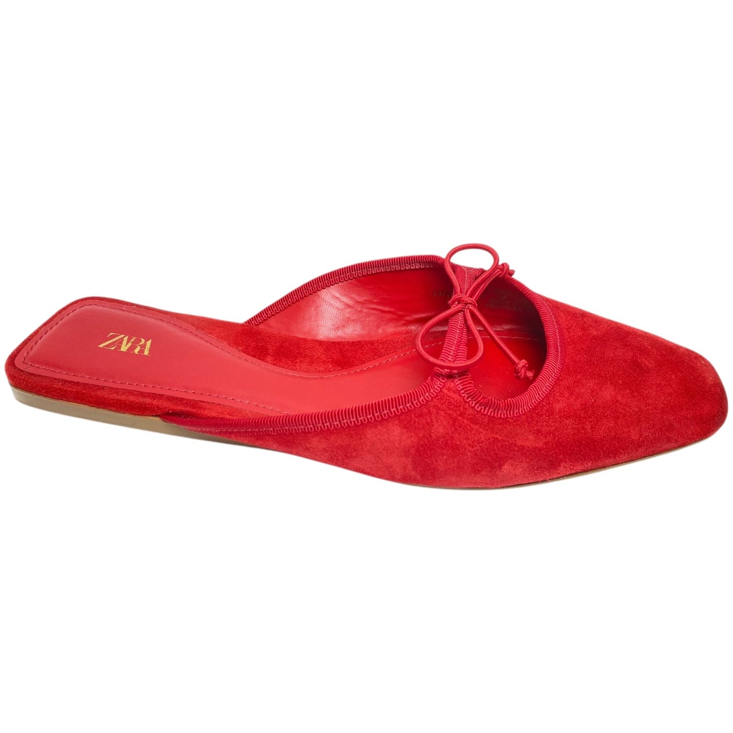 Shoes Flats By Zara In Red, Size: 8.5