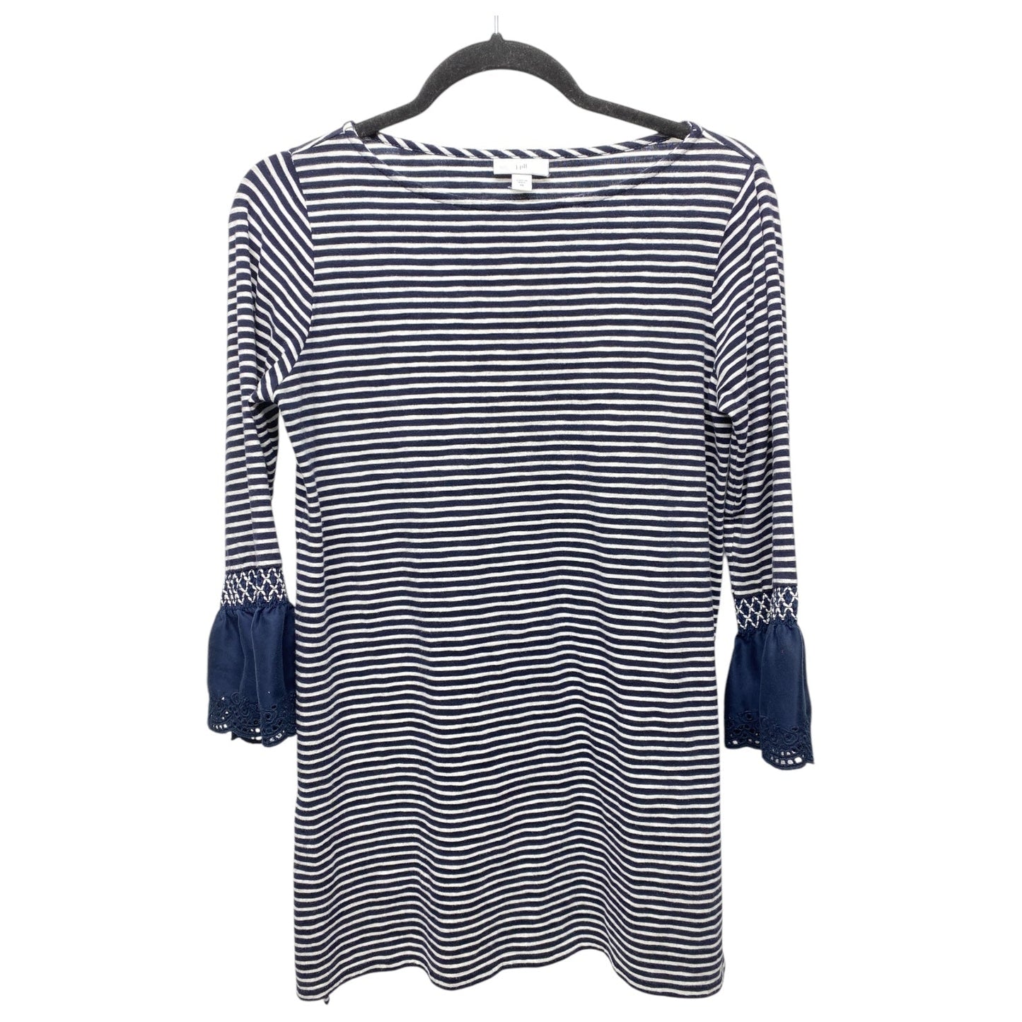 Top 3/4 Sleeve By J. Jill In Striped Pattern, Size: Xs