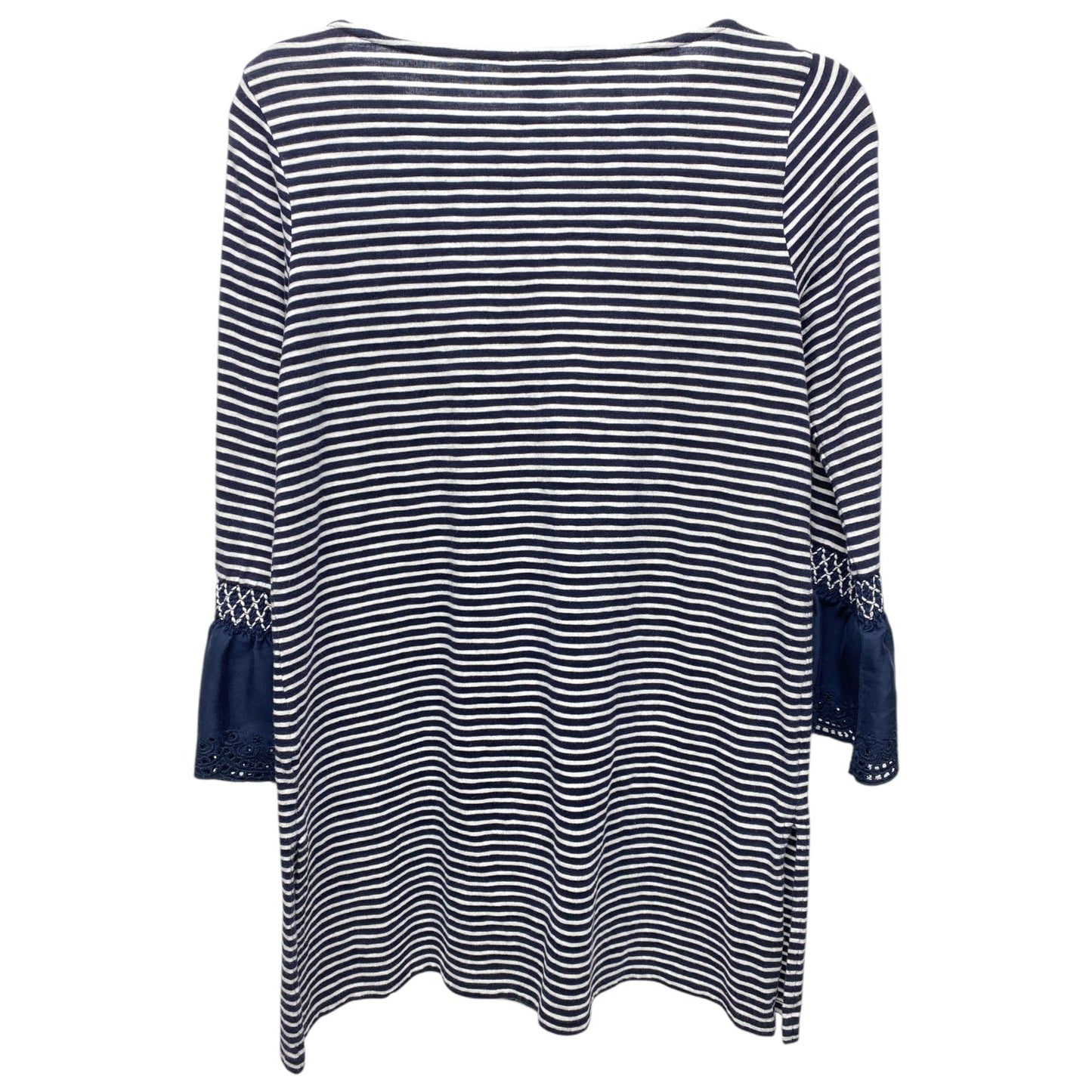 Top 3/4 Sleeve By J. Jill In Striped Pattern, Size: Xs