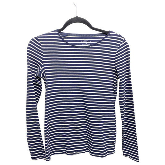 Top Long Sleeve By Talbots In Striped Pattern, Size: Xs