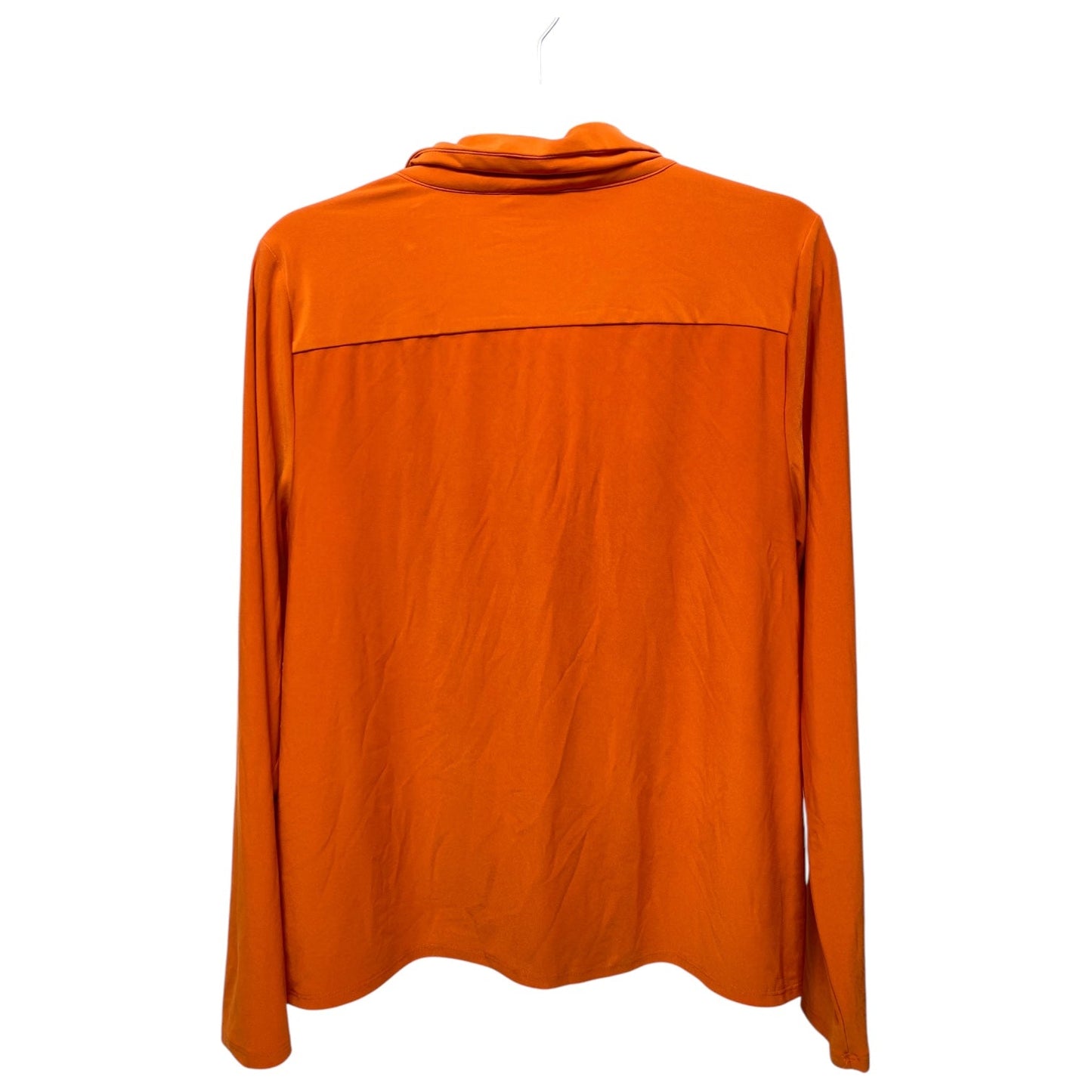 Top Long Sleeve By Tommy Hilfiger In Orange, Size: Xl