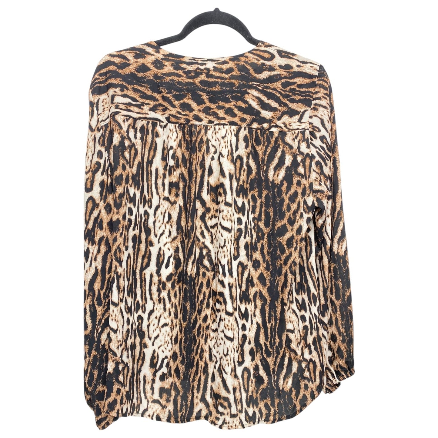 Top Long Sleeve By Inc In Leopard Print, Size: L