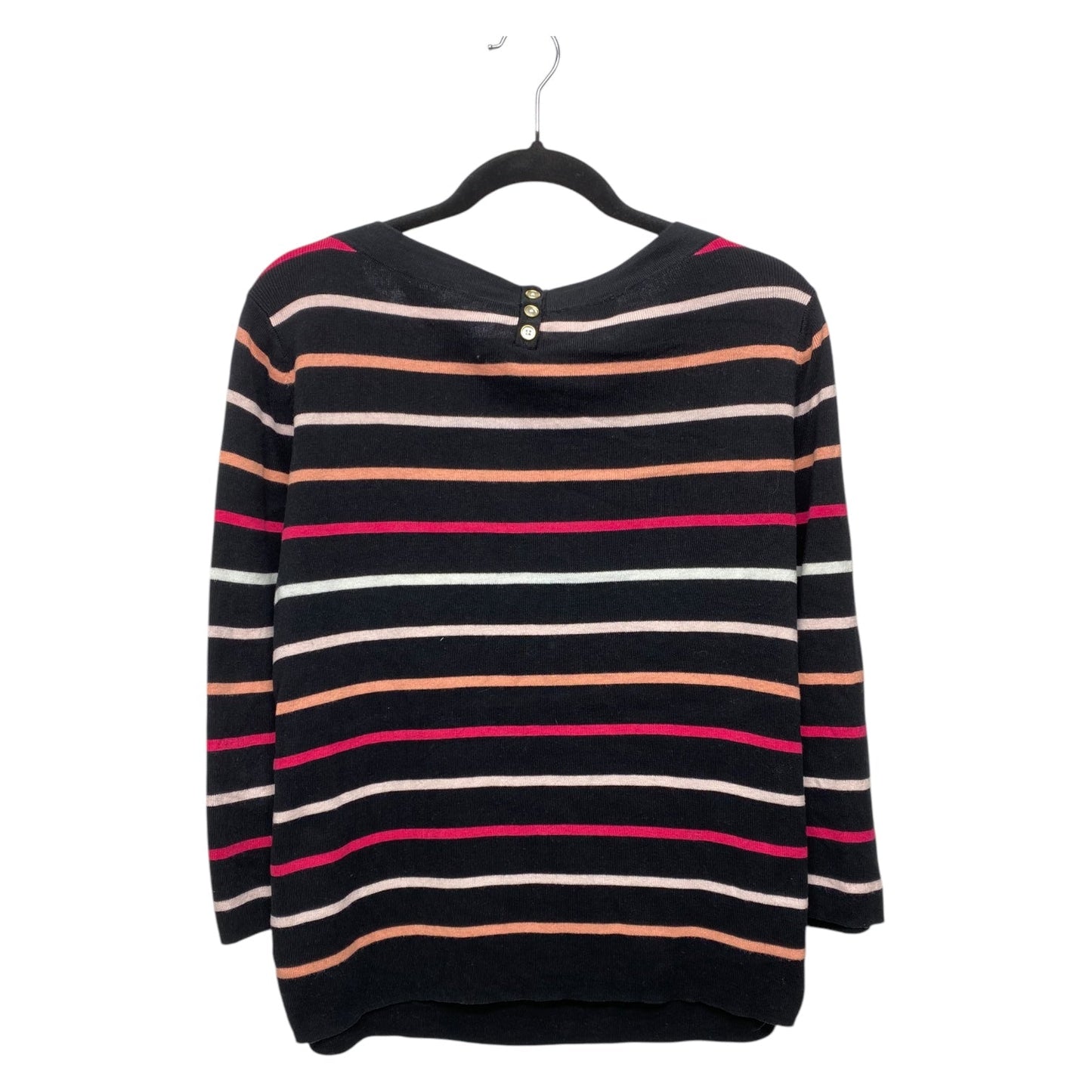 Top Long Sleeve By Talbots In Striped Pattern, Size: Xl