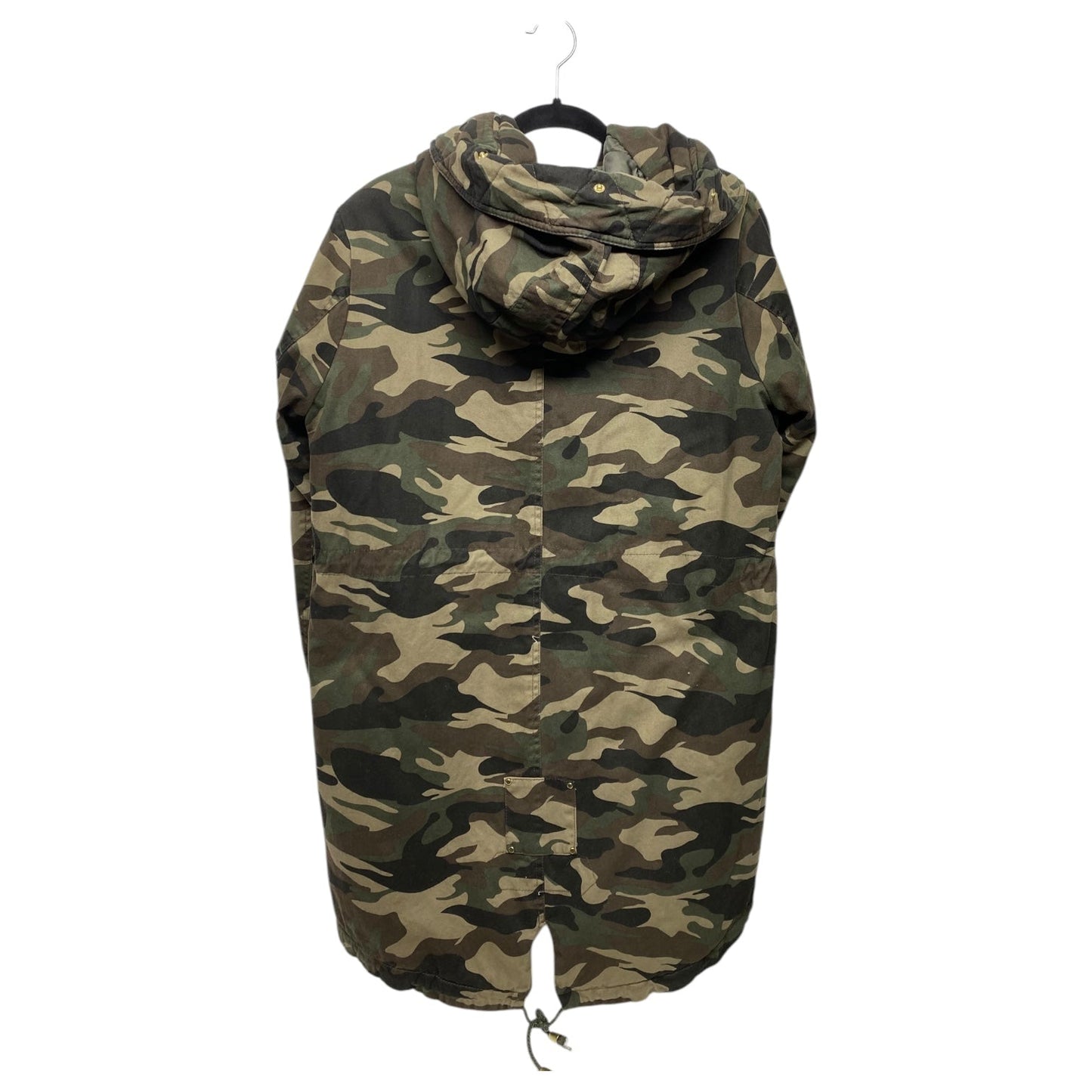 Coat Parka By Ana In Camouflage Print, Size: M