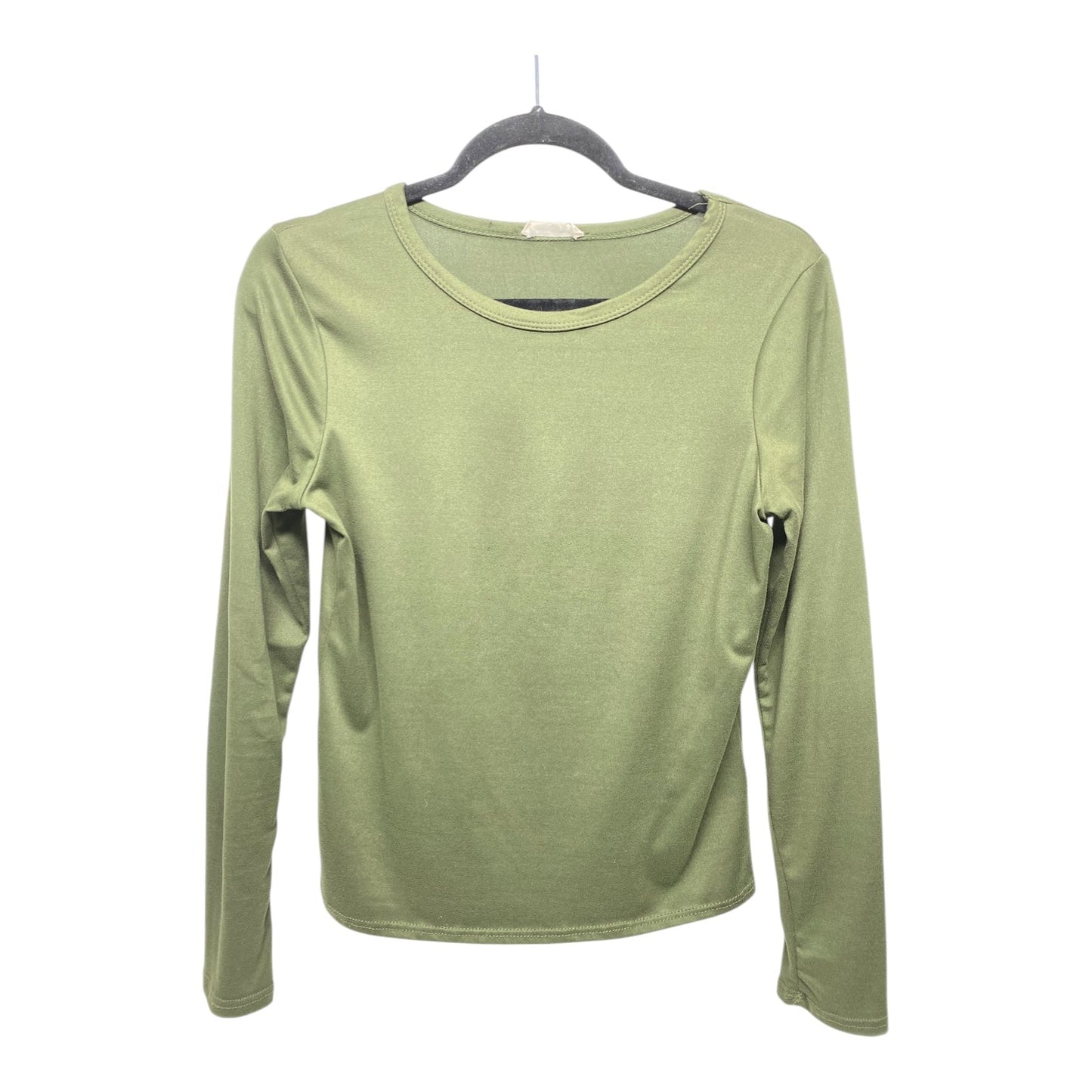 Top Long Sleeve By Clothes Mentor In Green, Size: M