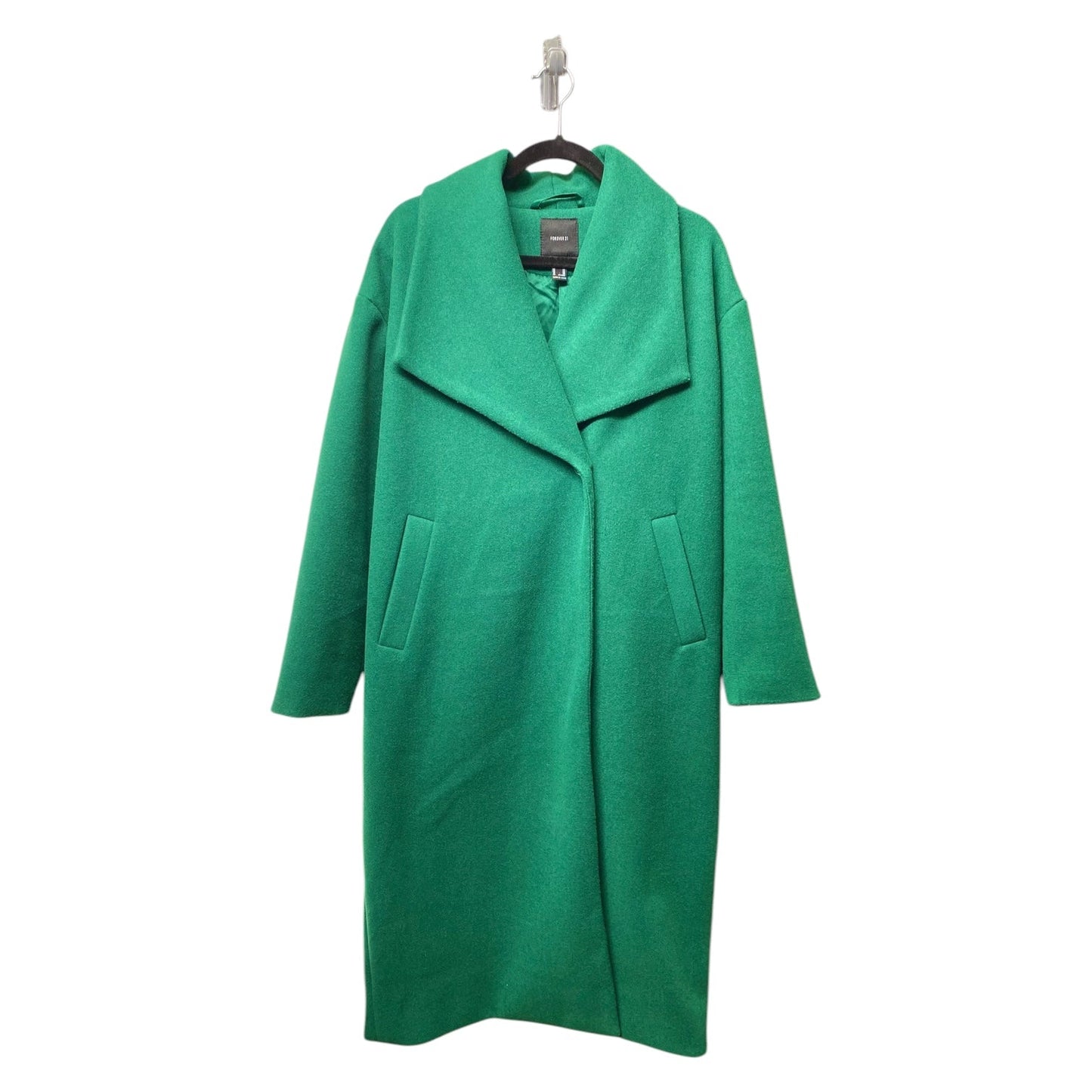 Coat Other By Forever 21 In Green, Size: Xs