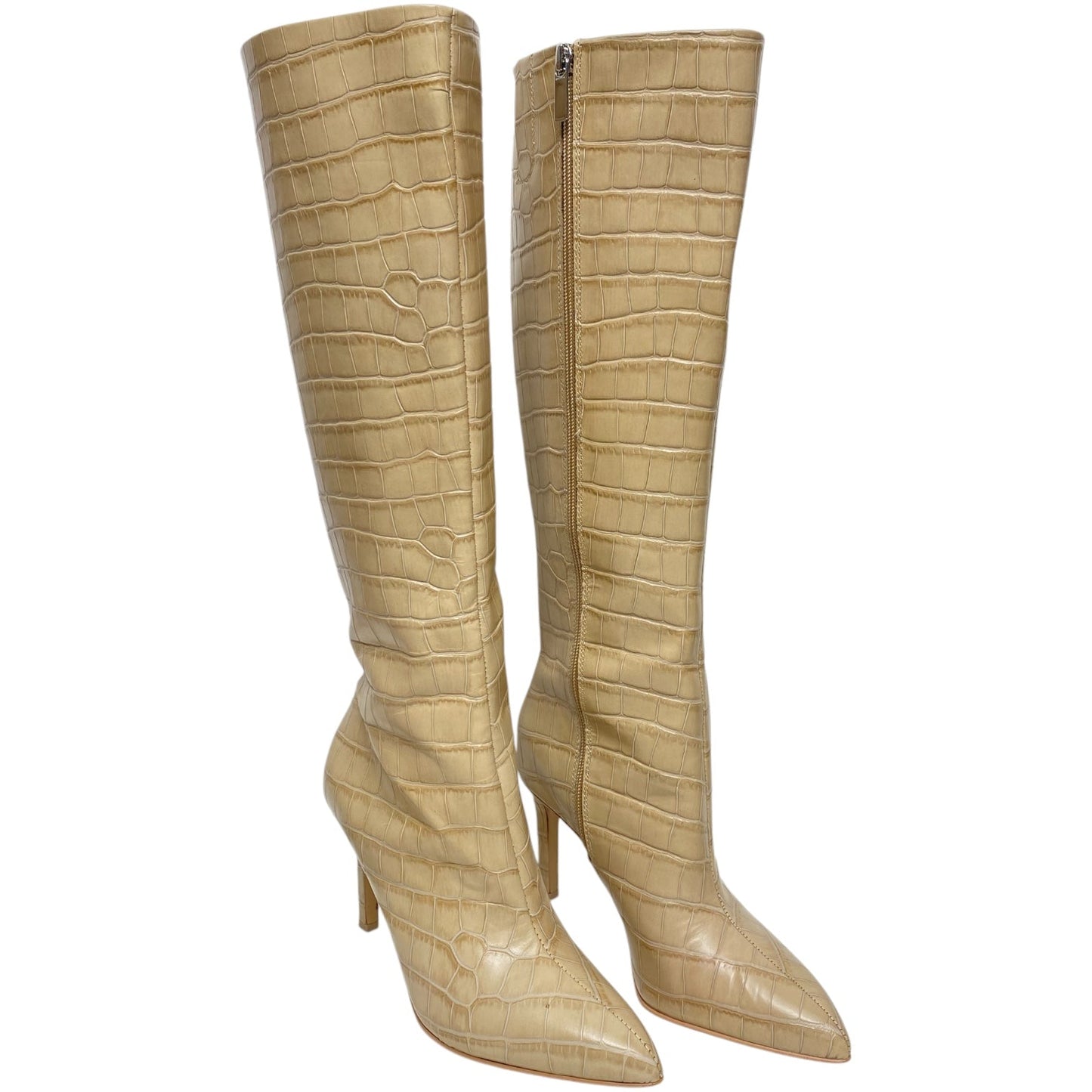 Boots Knee Heels By Gianni Bini In Tan, Size: 7.5