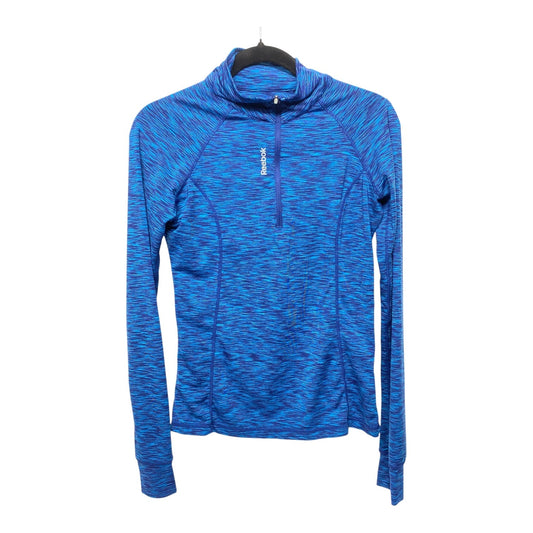 Athletic Jacket By Reebok In Blue, Size: Xs