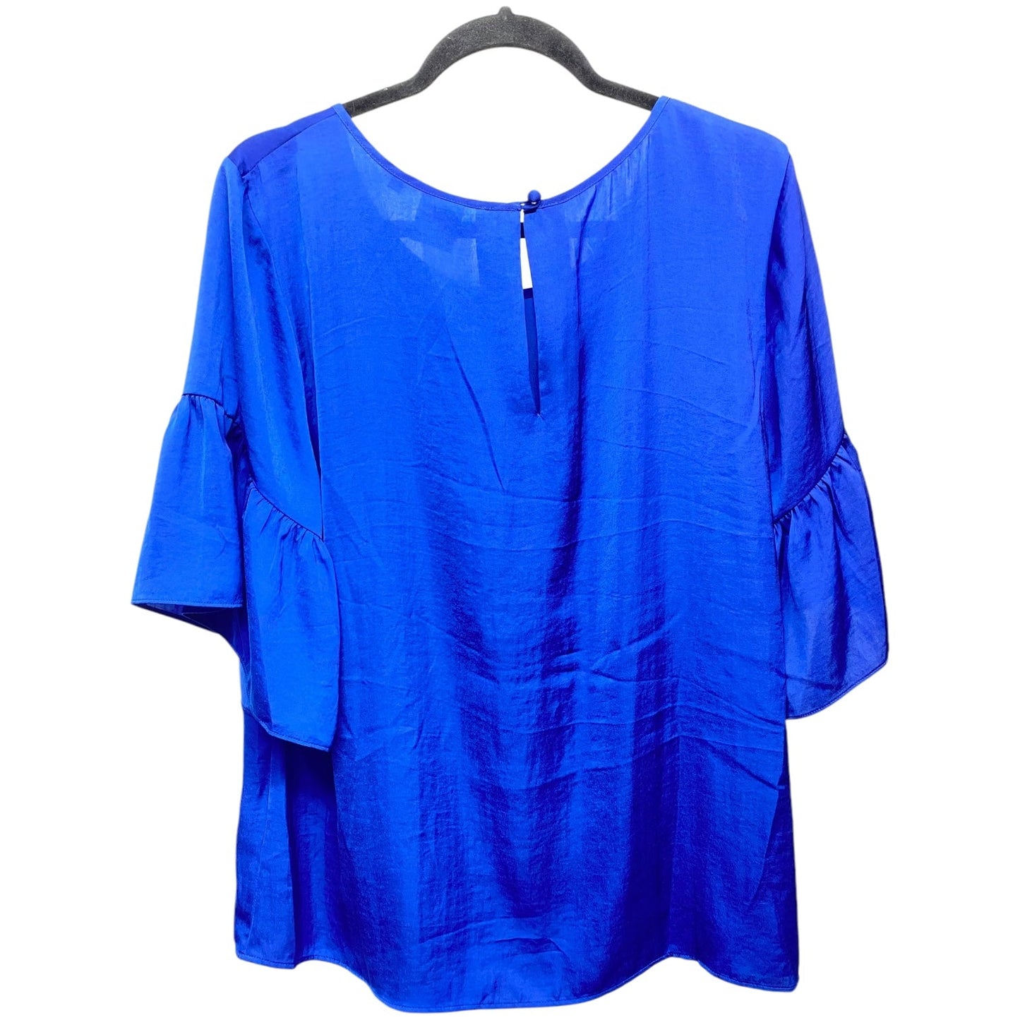 Top 3/4 Sleeve By Cabi In Blue, Size: Xl