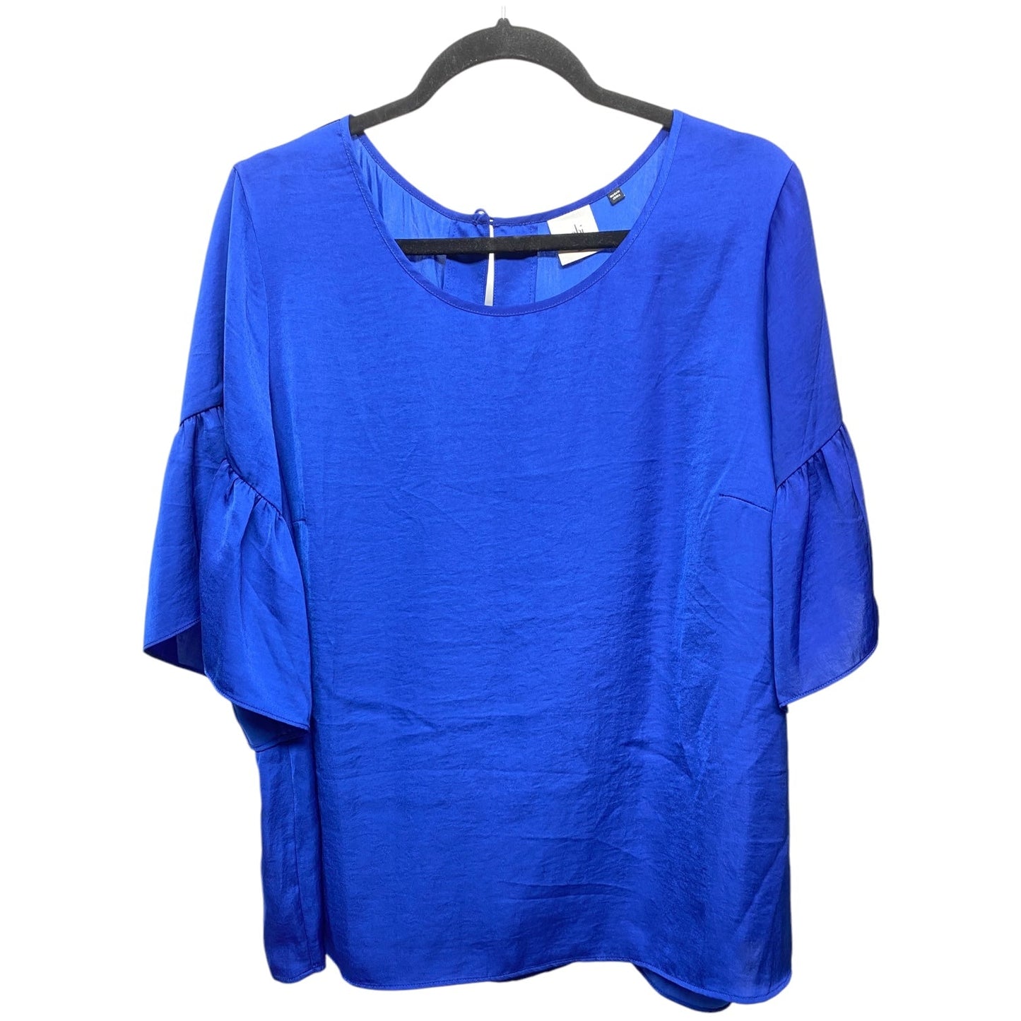 Top 3/4 Sleeve By Cabi In Blue, Size: Xl