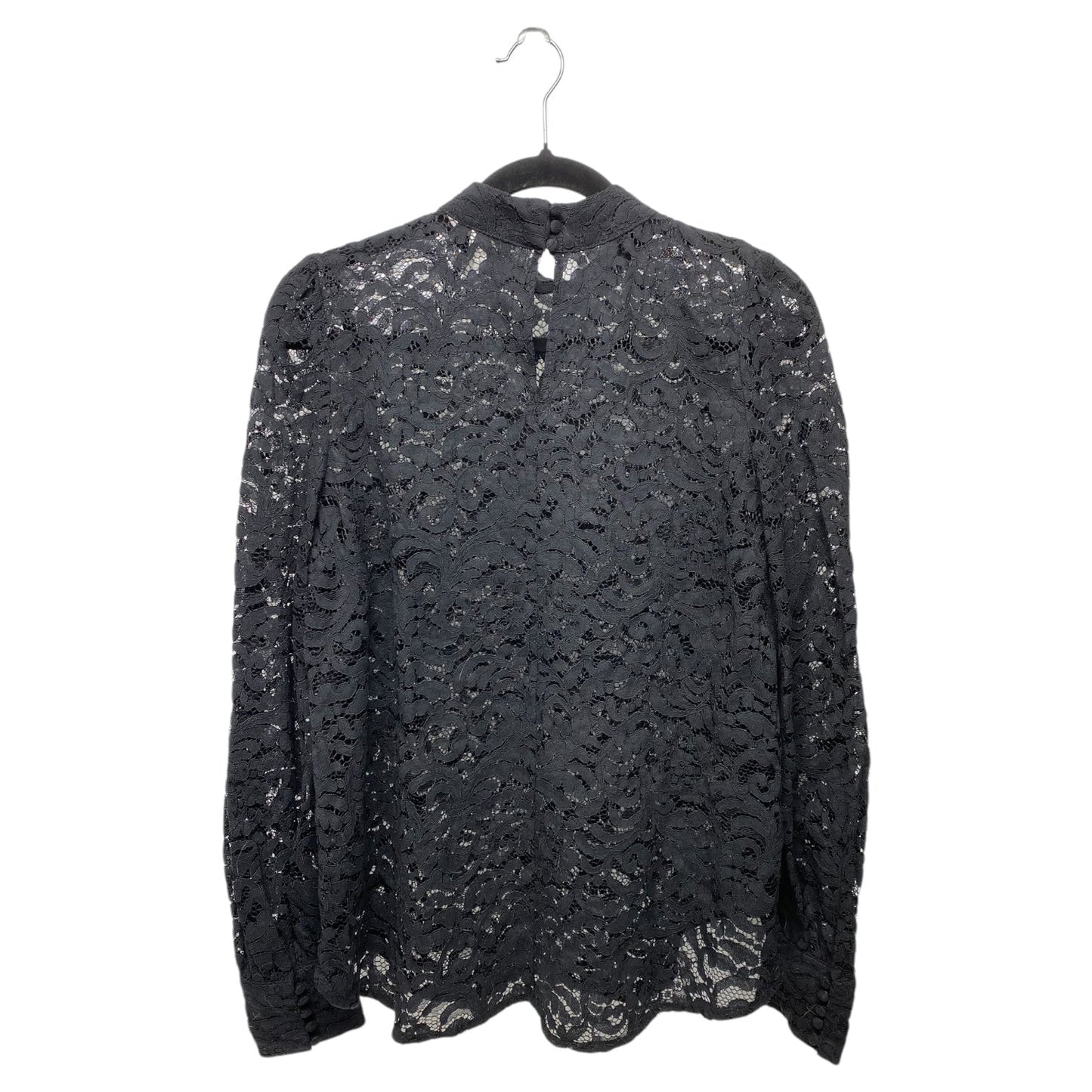 Top Long Sleeve By H&m In Black, Size: S