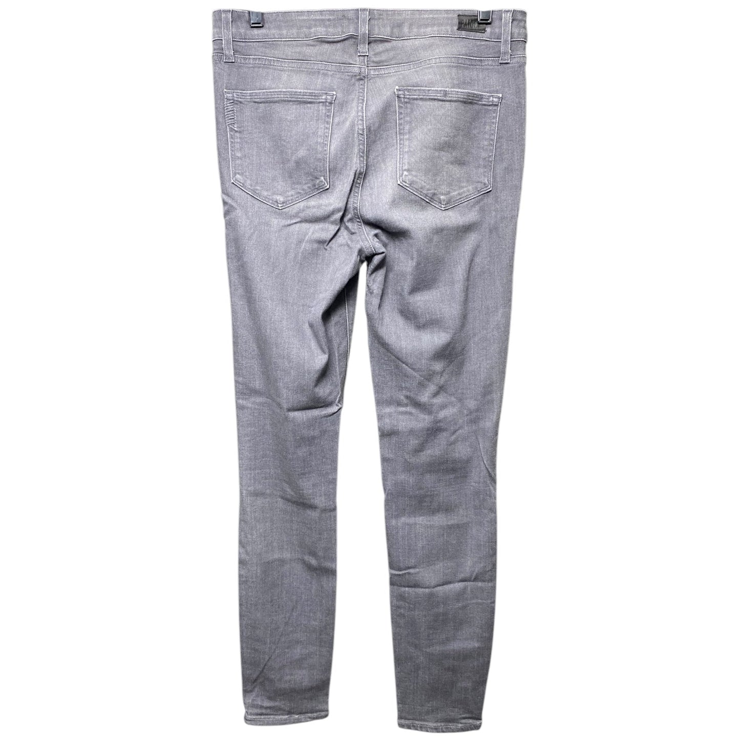 Jeans Skinny By Paige In Grey Denim, Size: 10