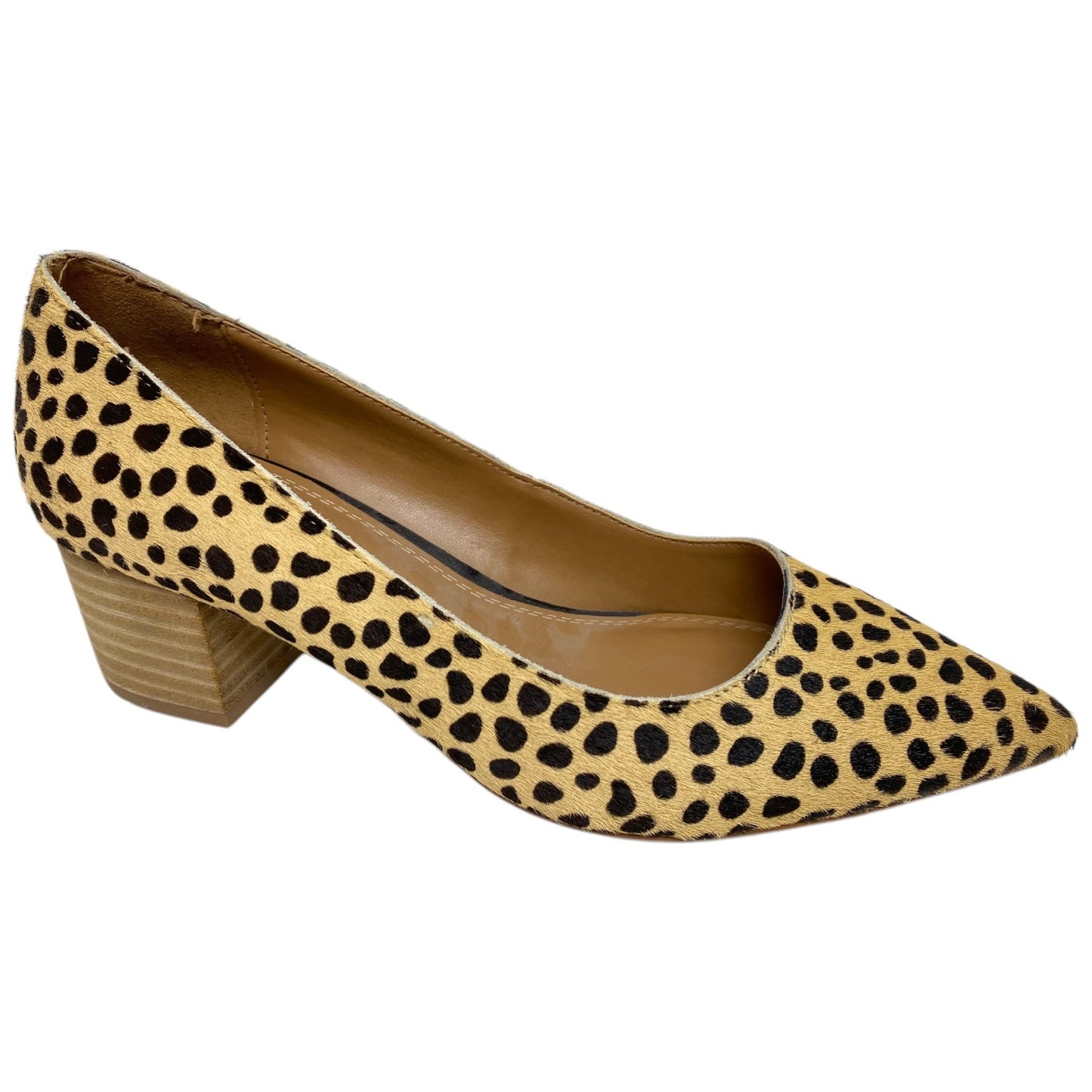 Shoes Heels Block By Crown Vintage In Animal Print, Size: 6