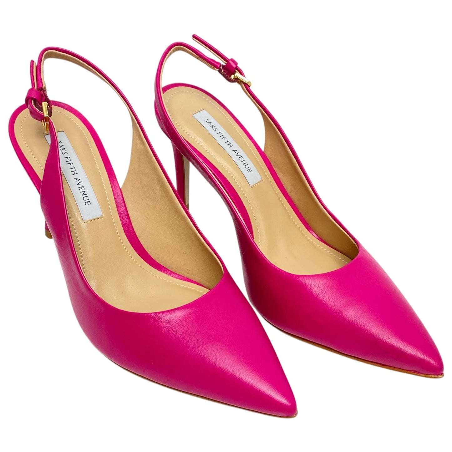 Shoes Heels Stiletto By Saks Fifth Avenue In Pink, Size: 6