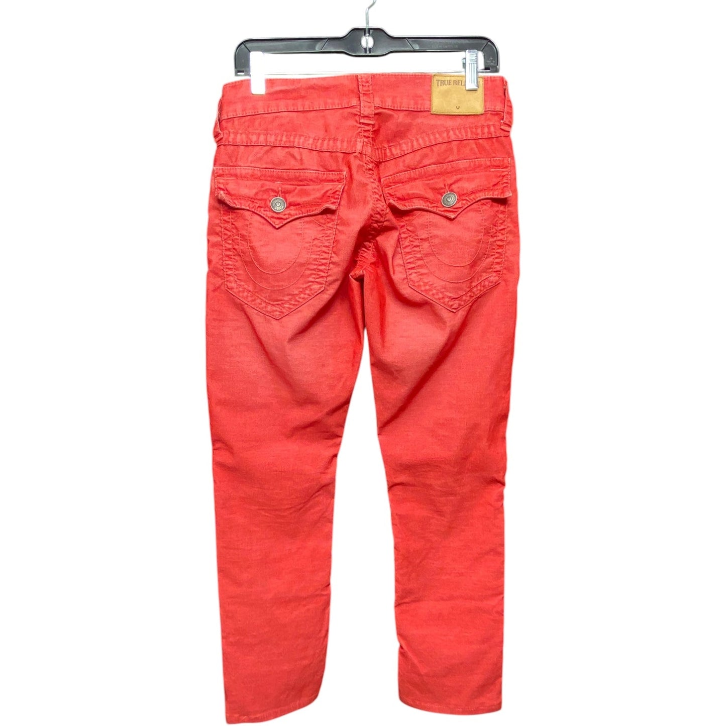 Jeans Skinny By True Religion In Red, Size: 6