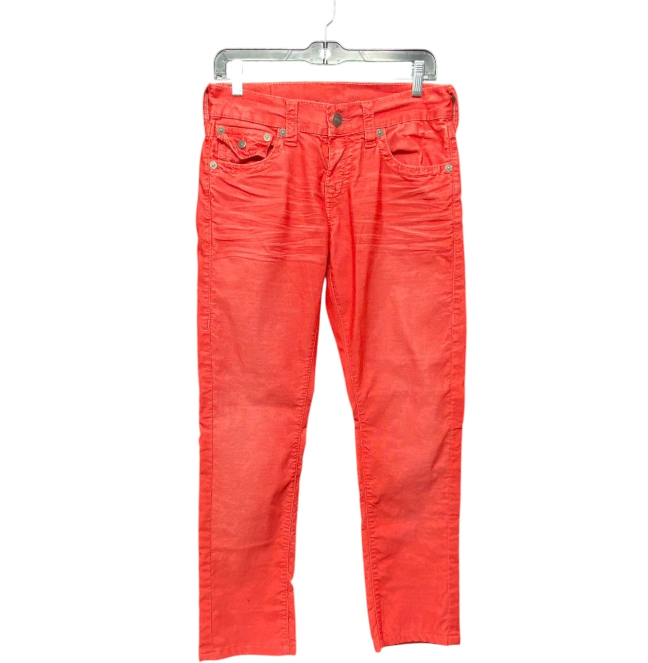 Jeans Skinny By True Religion In Red, Size: 6