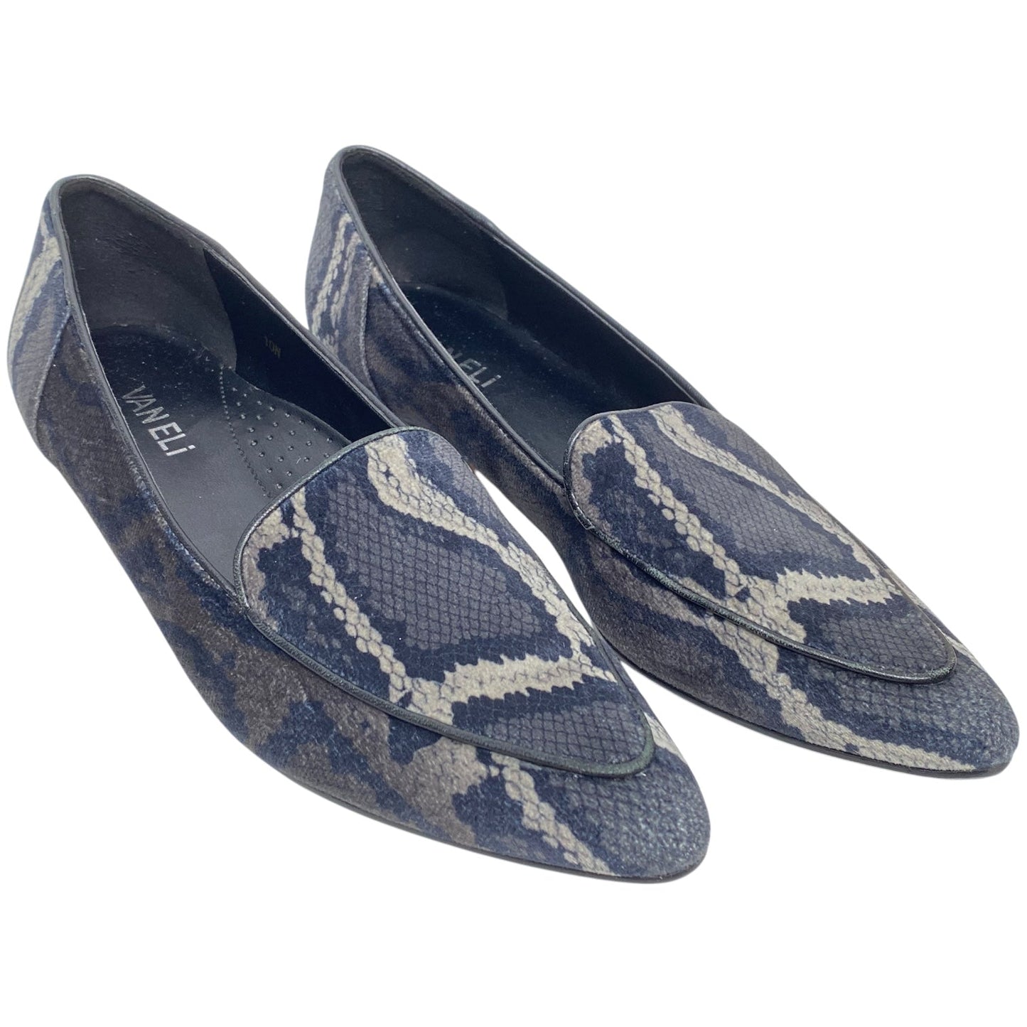 Shoes Flats By Vaneli In Snakeskin Print, Size: 10