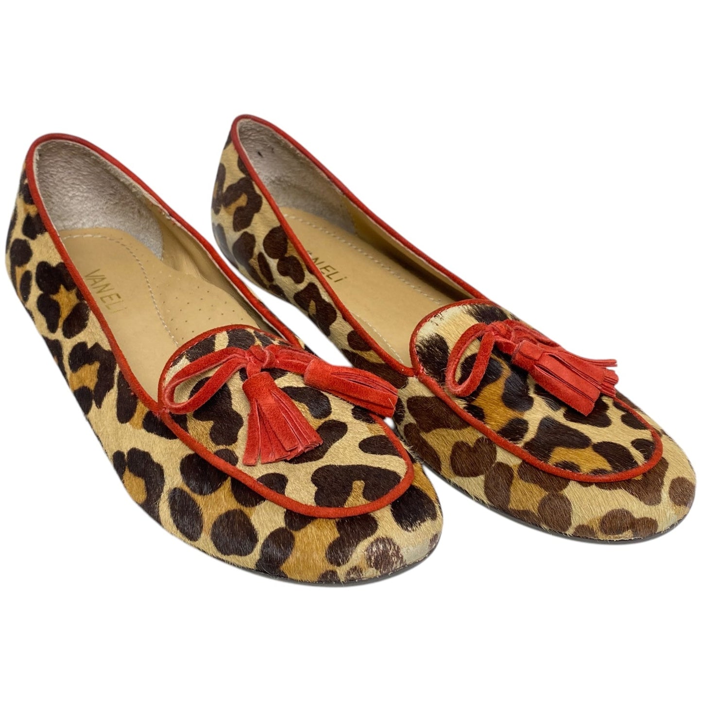 Shoes Flats By Vaneli In Animal Print, Size: 10