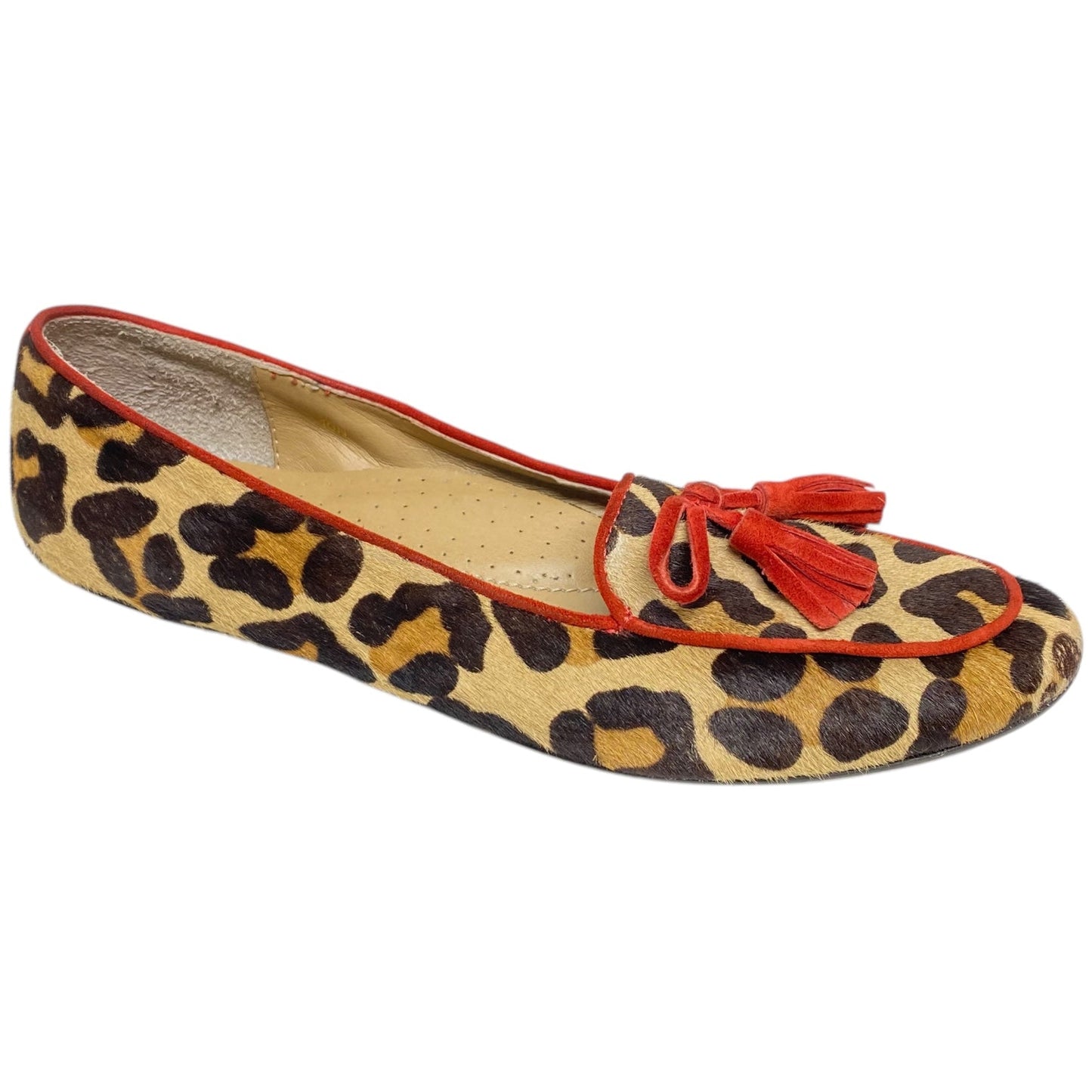 Shoes Flats By Vaneli In Animal Print, Size: 10