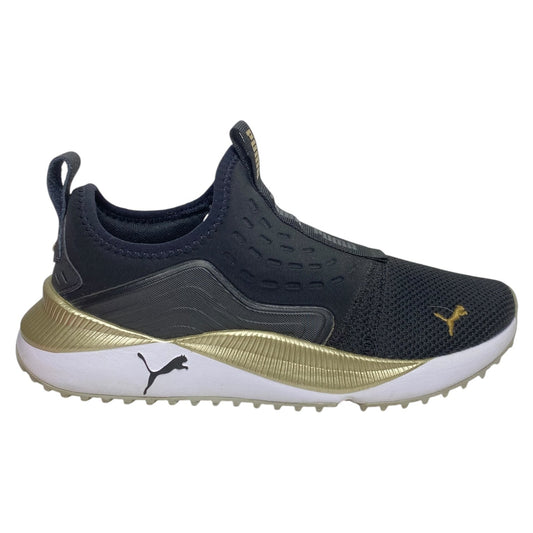 Shoes Athletic By Puma In Black & Gold, Size: 7