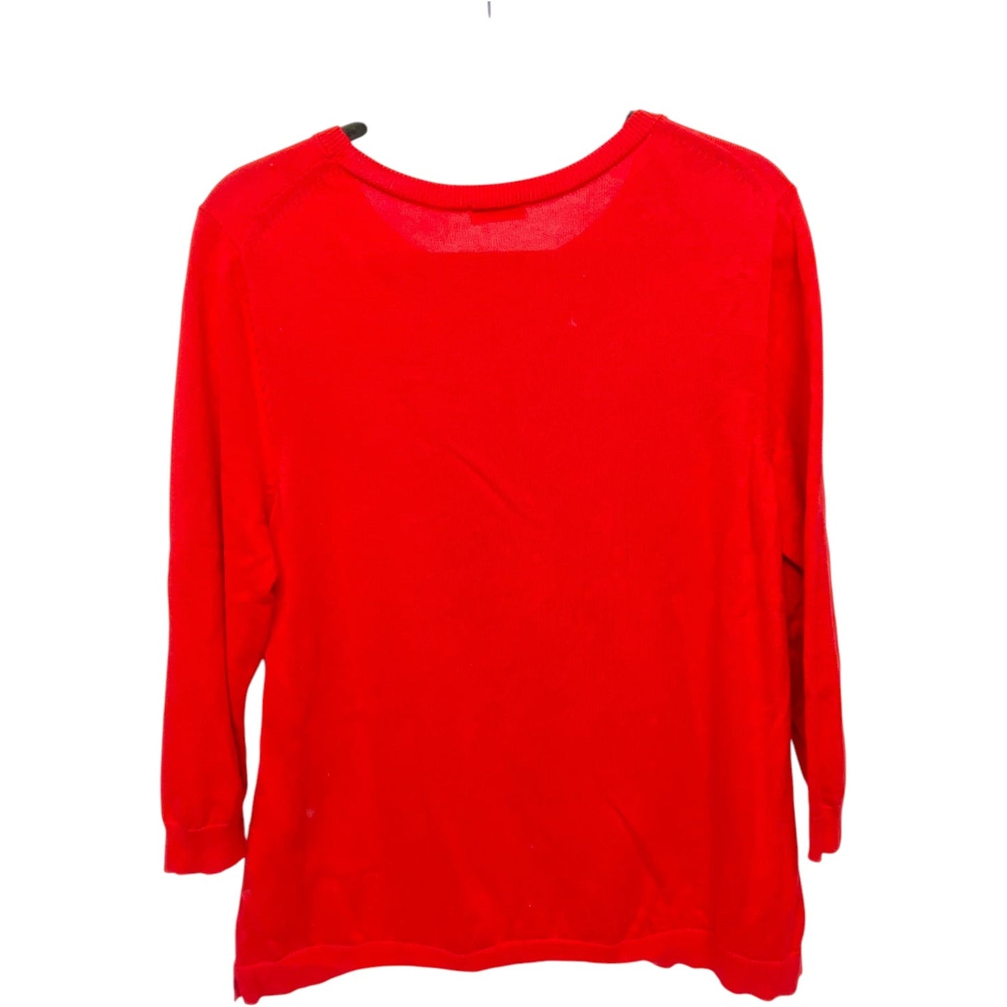 Sweater By Talbots In Red, Size: L