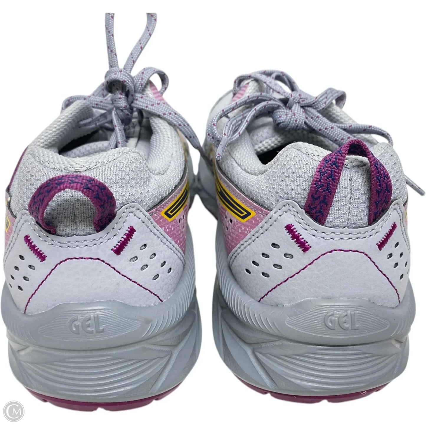 Shoes Athletic By Asics In Grey & Purple, Size: 7.5