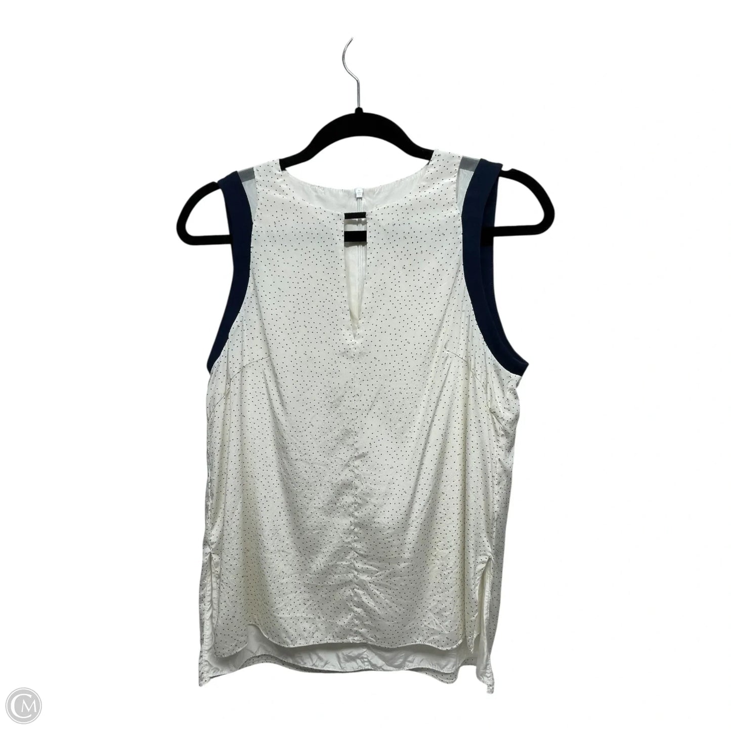 Top Sleeveless Designer By Rag And Bone In Polkadot Pattern, Size: S