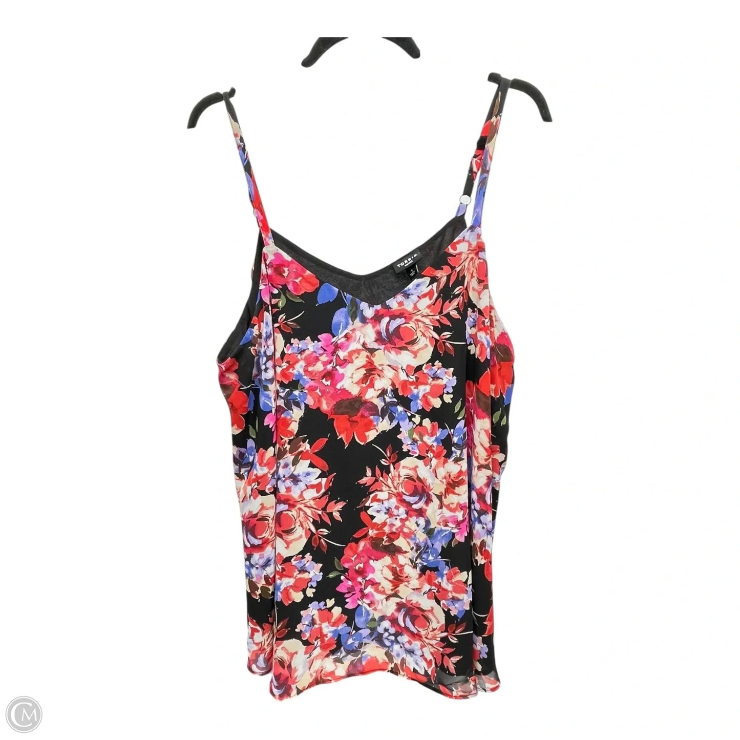 Top Sleeveless By Torrid In Floral Print, Size: 1x
