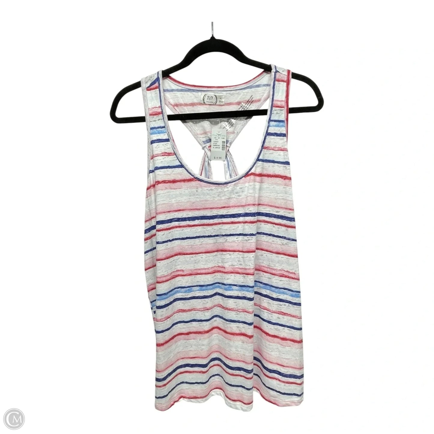Tank Top By Maurices In Blue & Red & White, Size: Xl