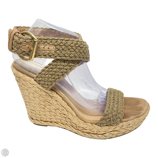 Sandals Designer By Stuart Weitzman In Brown, Size: 10.5