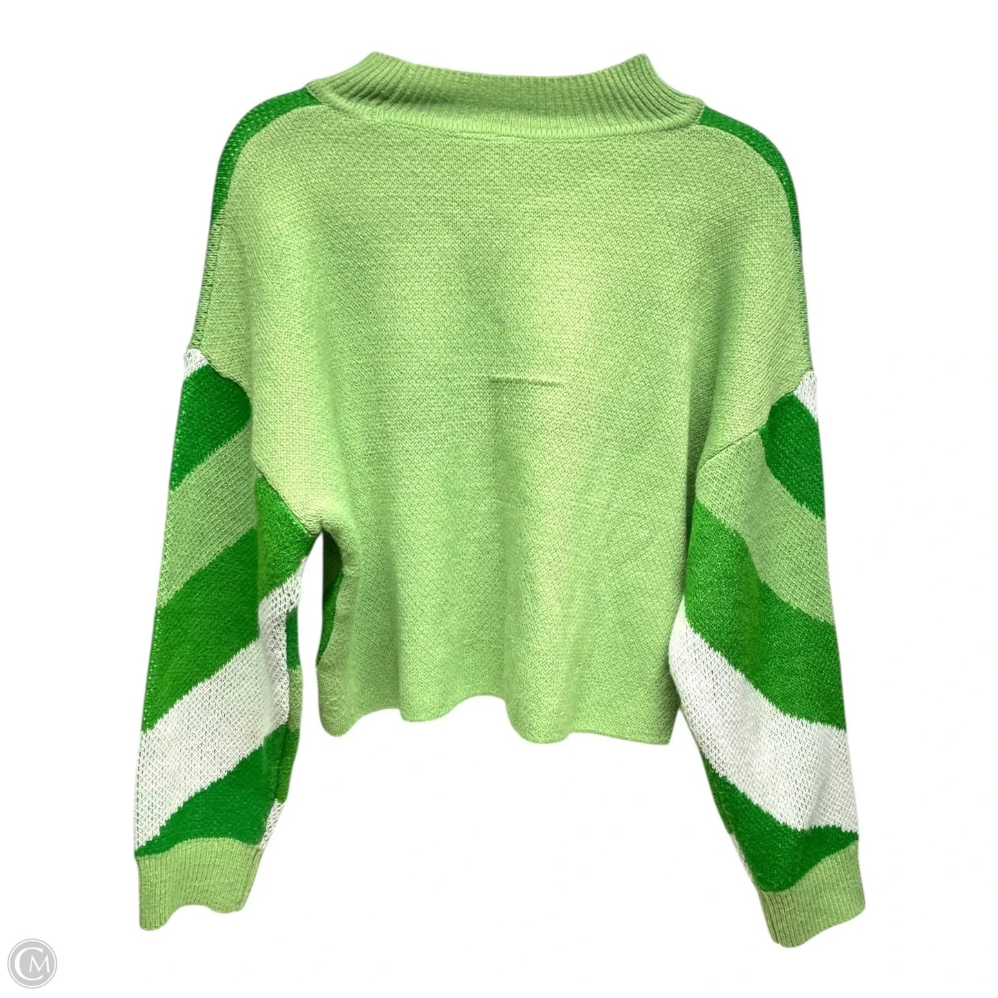 Sweater By Divided In Green & White, Size: M