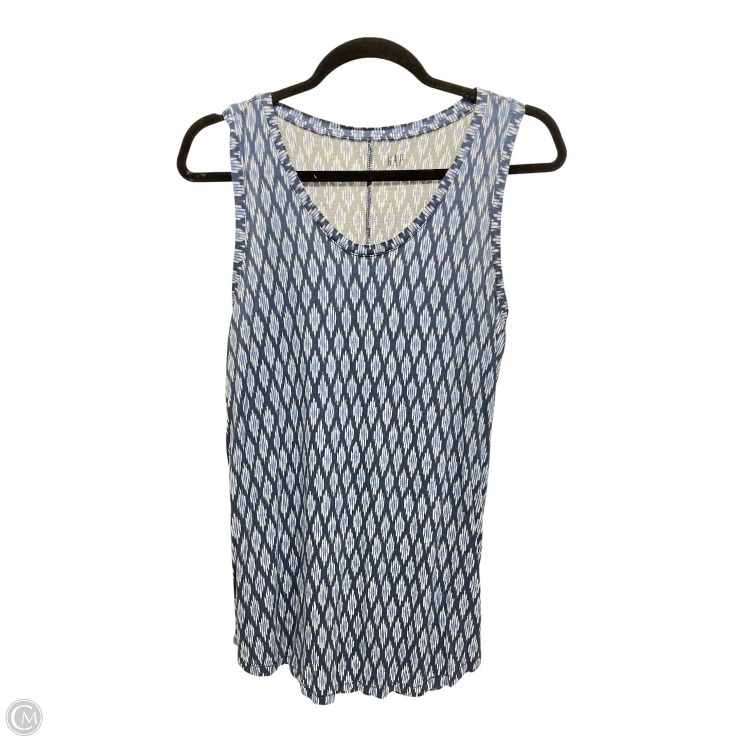 Tank Top By Gap In Blue, Size: M