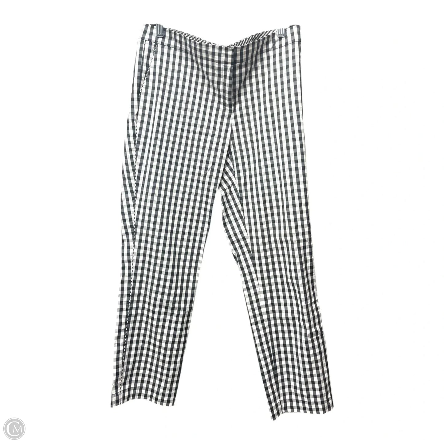 Pants Designer By Lafayette 148 In Plaid Pattern, Size: 8