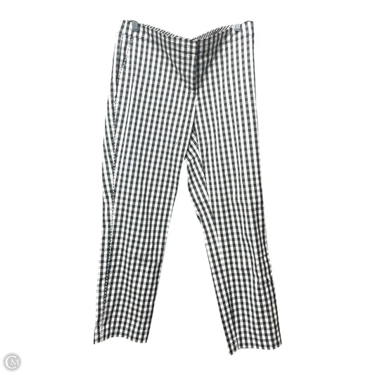Pants Designer By Lafayette 148 In Plaid Pattern, Size: 8