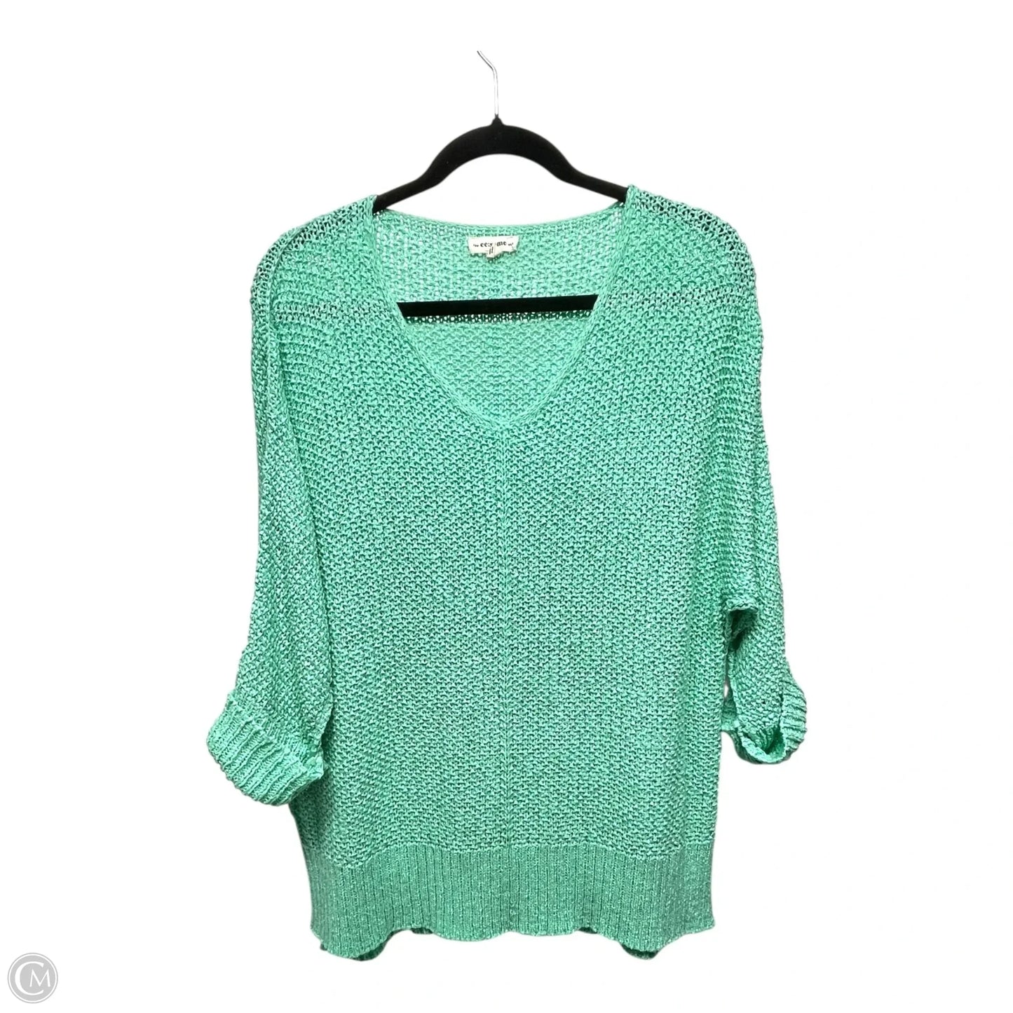 Sweater By Ee Some In Aqua, Size: S
