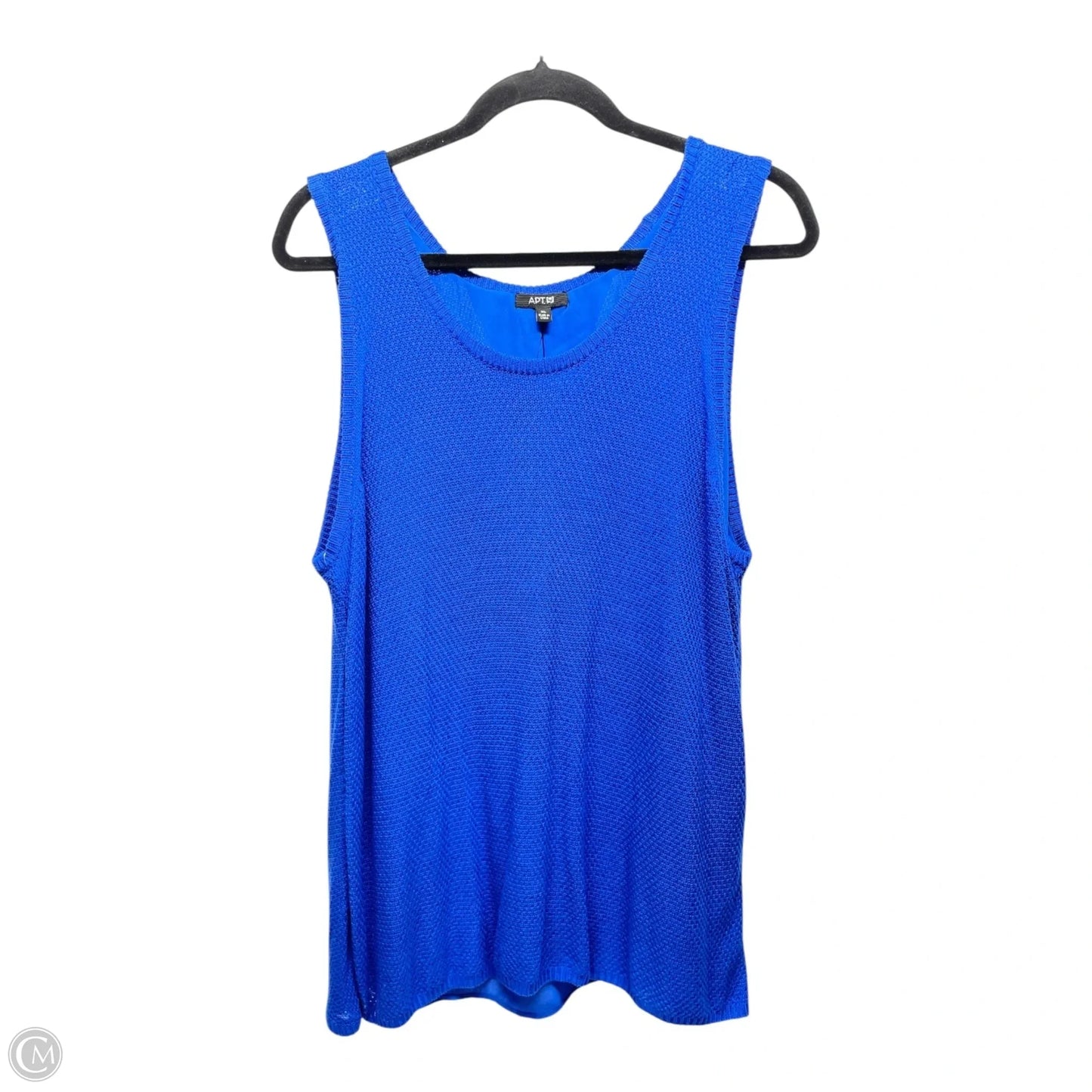 Top Sleeveless By Apt 9 In Blue, Size: Xl