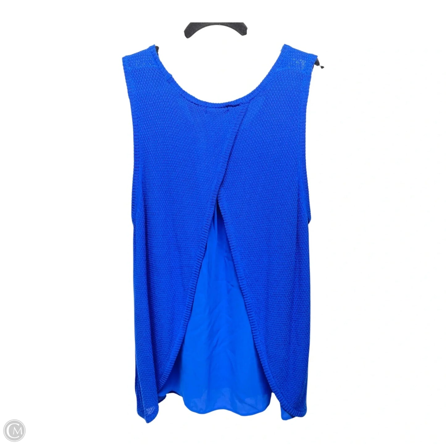 Top Sleeveless By Apt 9 In Blue, Size: Xl