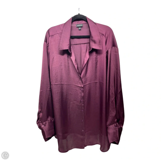 Top Long Sleeve By Torrid In Purple, Size: 3x