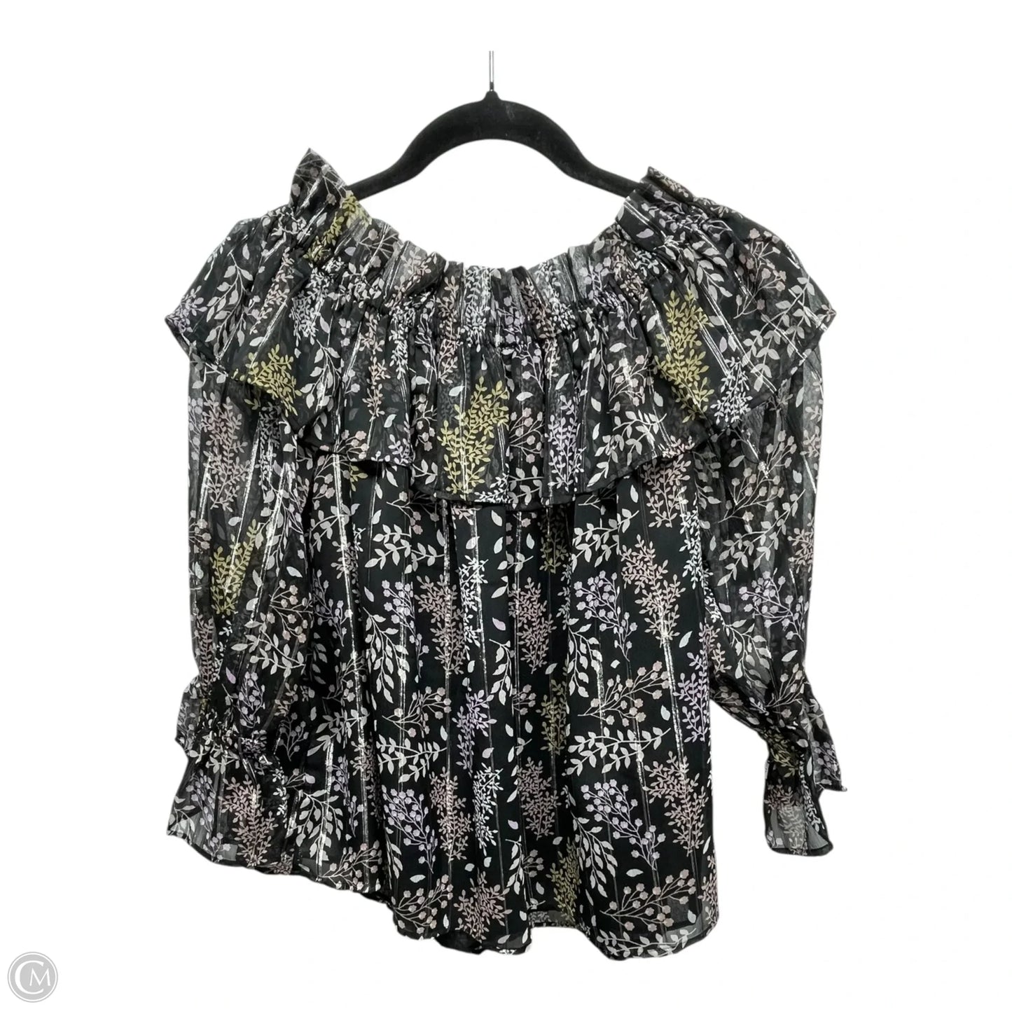 Top Long Sleeve By Loft In Multi-colored, Size: Xs