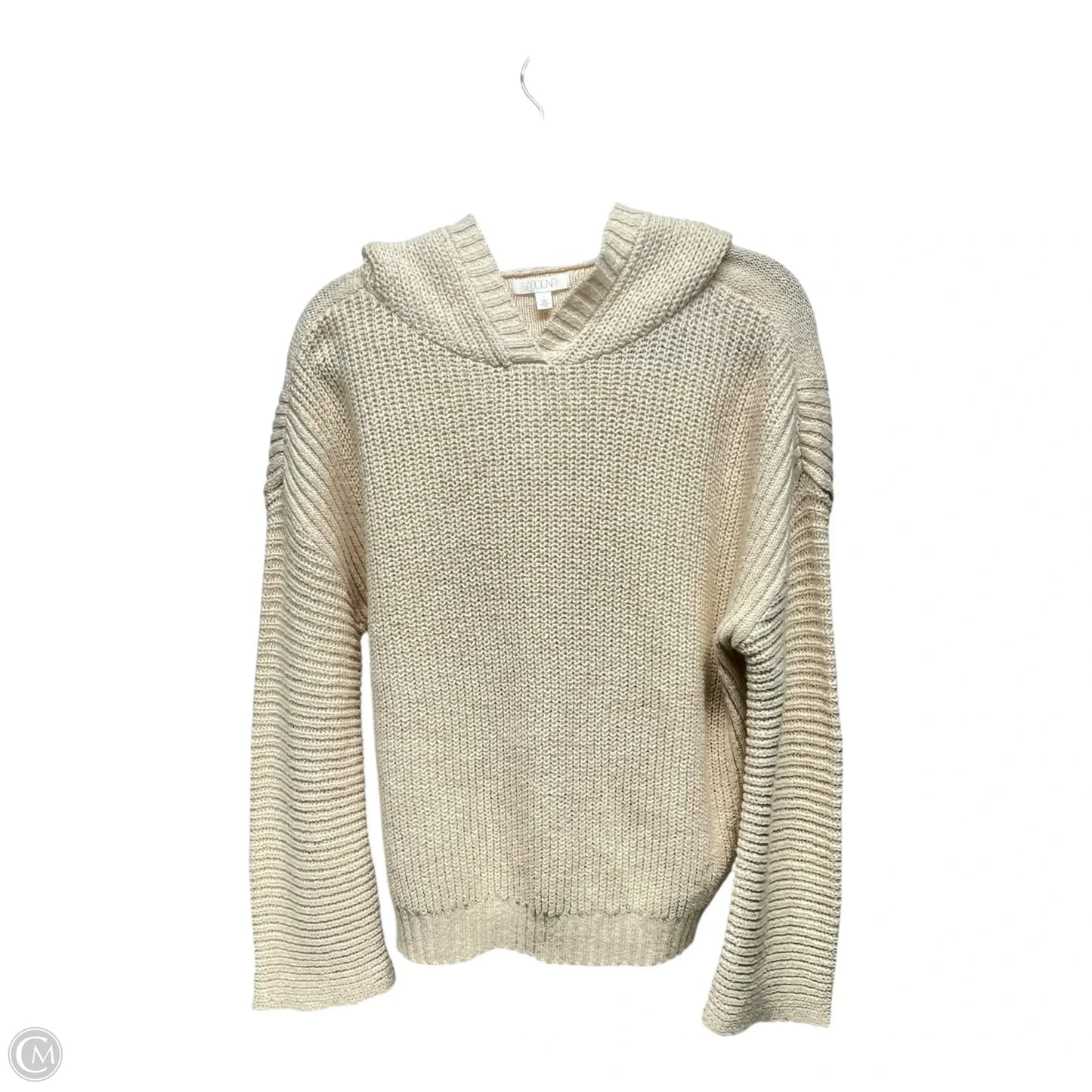 Sweatshirt Hoodie By Abound In Cream, Size: L