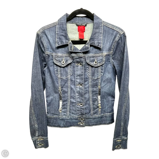 Jacket Denim By Cristina In Blue Denim, Size: S