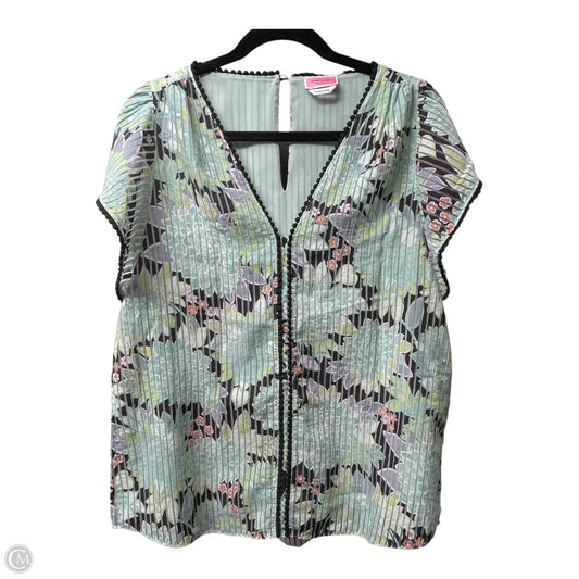 Top Short Sleeve Designer By Kate Spade In Multi-colored, Size: L
