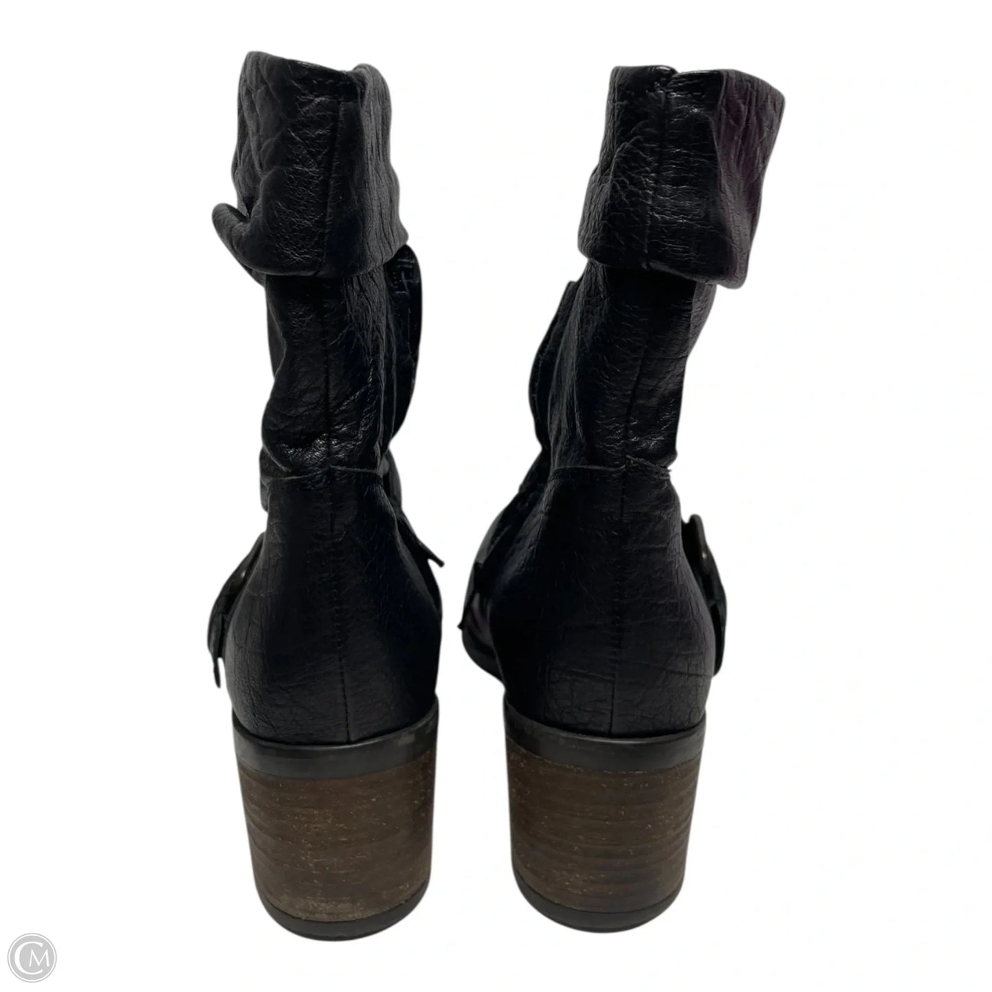 Boots Mid-calf Heels By Clarks In Black, Size: 5.5