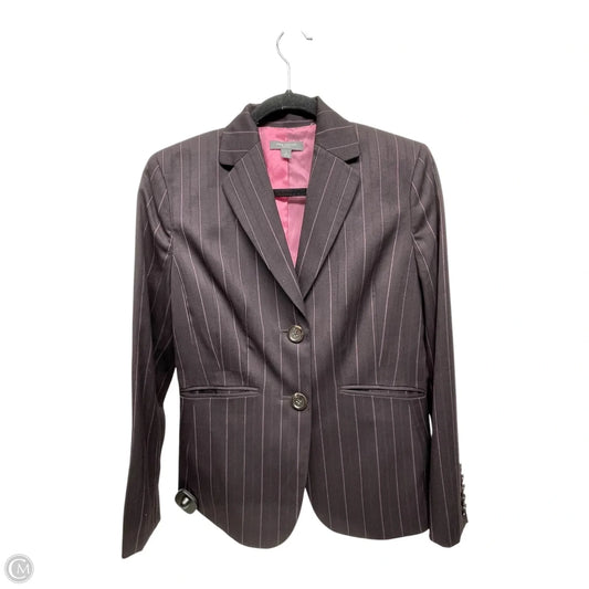 Blazer By Ann Taylor In Striped Pattern, Size: S
